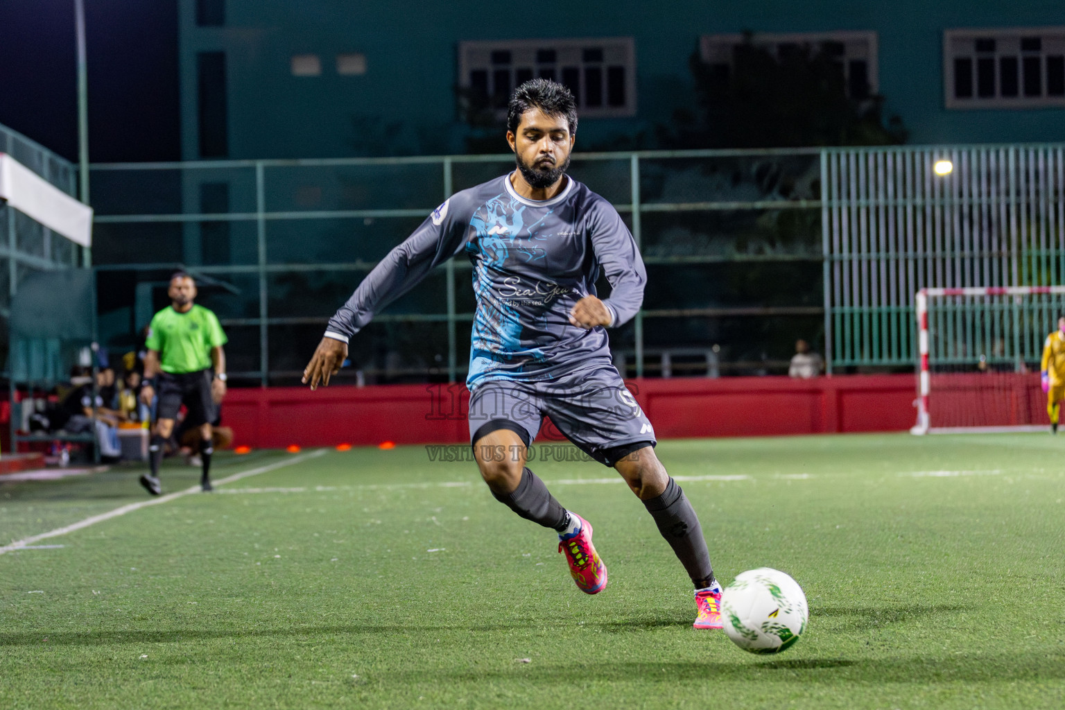 Hajj Club vs Silver Sands in Day 2 of Office League 2025 was held on Thursday, 17th April 2025 in Hulhumale', Maldives. Photos: Mohamed Mahfooz Moosa / images.mv