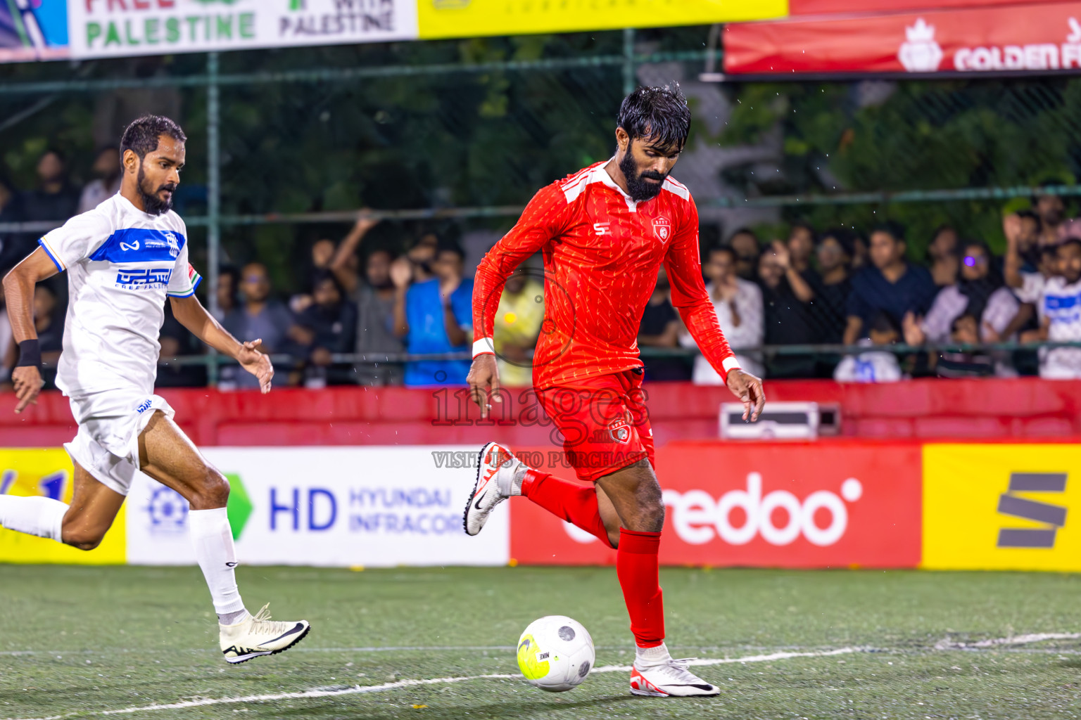 S Feydhoo vs S Hithadhoo in Day 26 of Golden Futsal Challenge 2024 was held on Friday , 9th February 2024 in Hulhumale', Maldives
Photos: Ismail Thoriq / images.mv