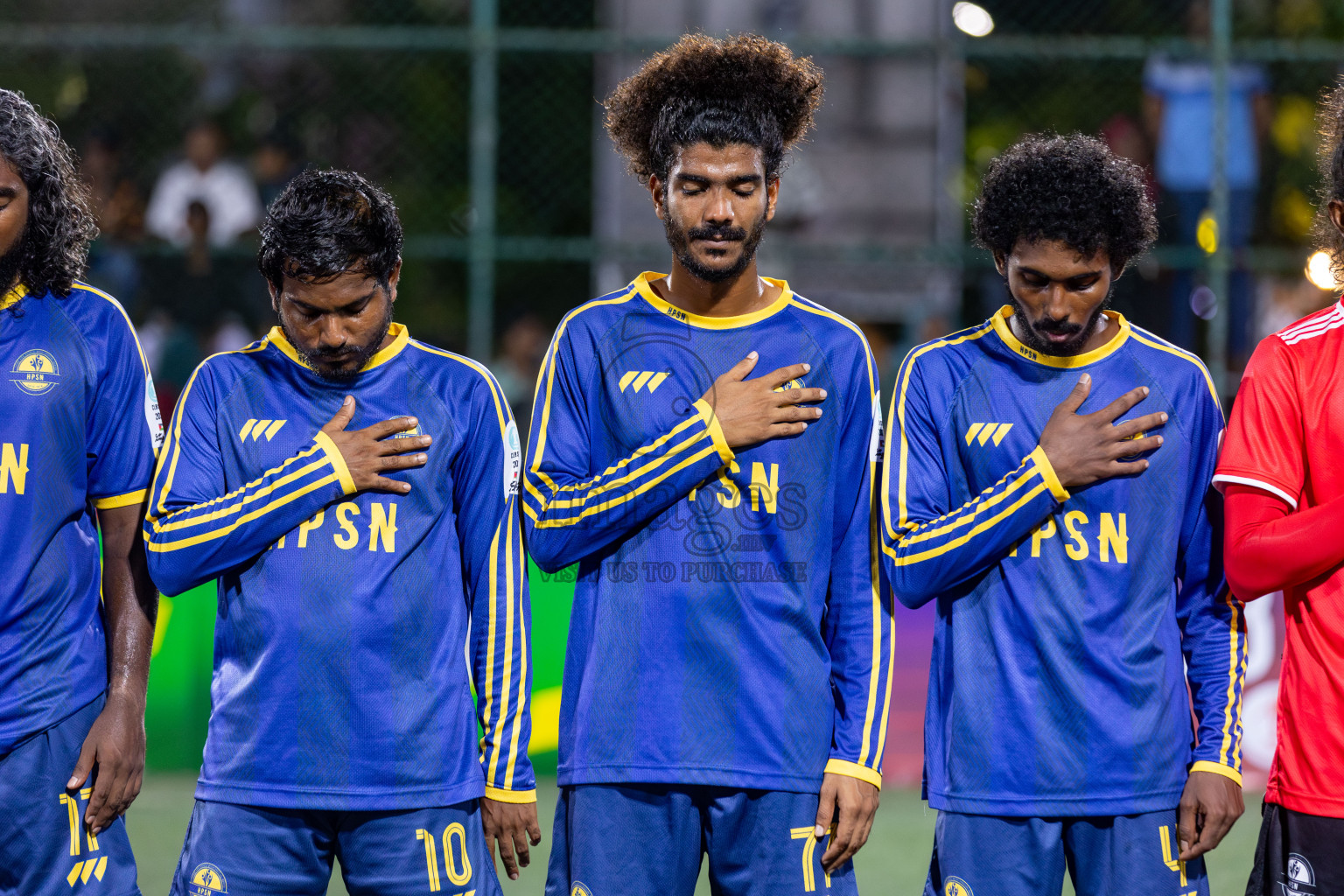 CLUB 220 vs HPSN in the Quarter Finals of Club Maldives Classic 2024 held in Rehendi Futsal Ground, Hulhumale', Maldives on Tuesday, 17th September 2024. 
Photos: Hassan Simah / images.mv