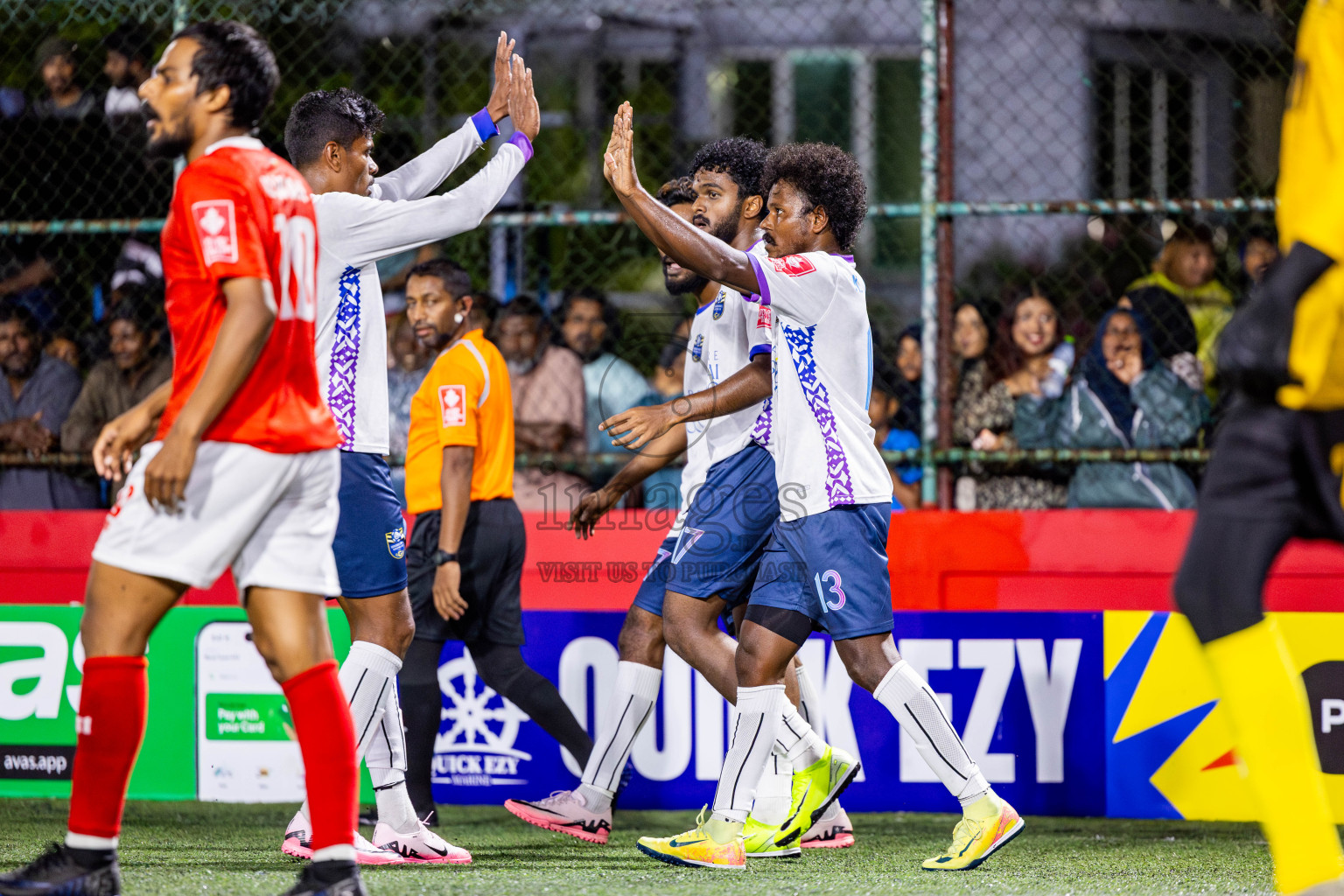 K Guraidhoo vs K Kaashidhoo in Day 10 of Golden Futsal Challenge 2025 was held on Tuesday, 14th January 2025, in Hulhumale', Maldives Photos: Nausham Waheed / images.mv