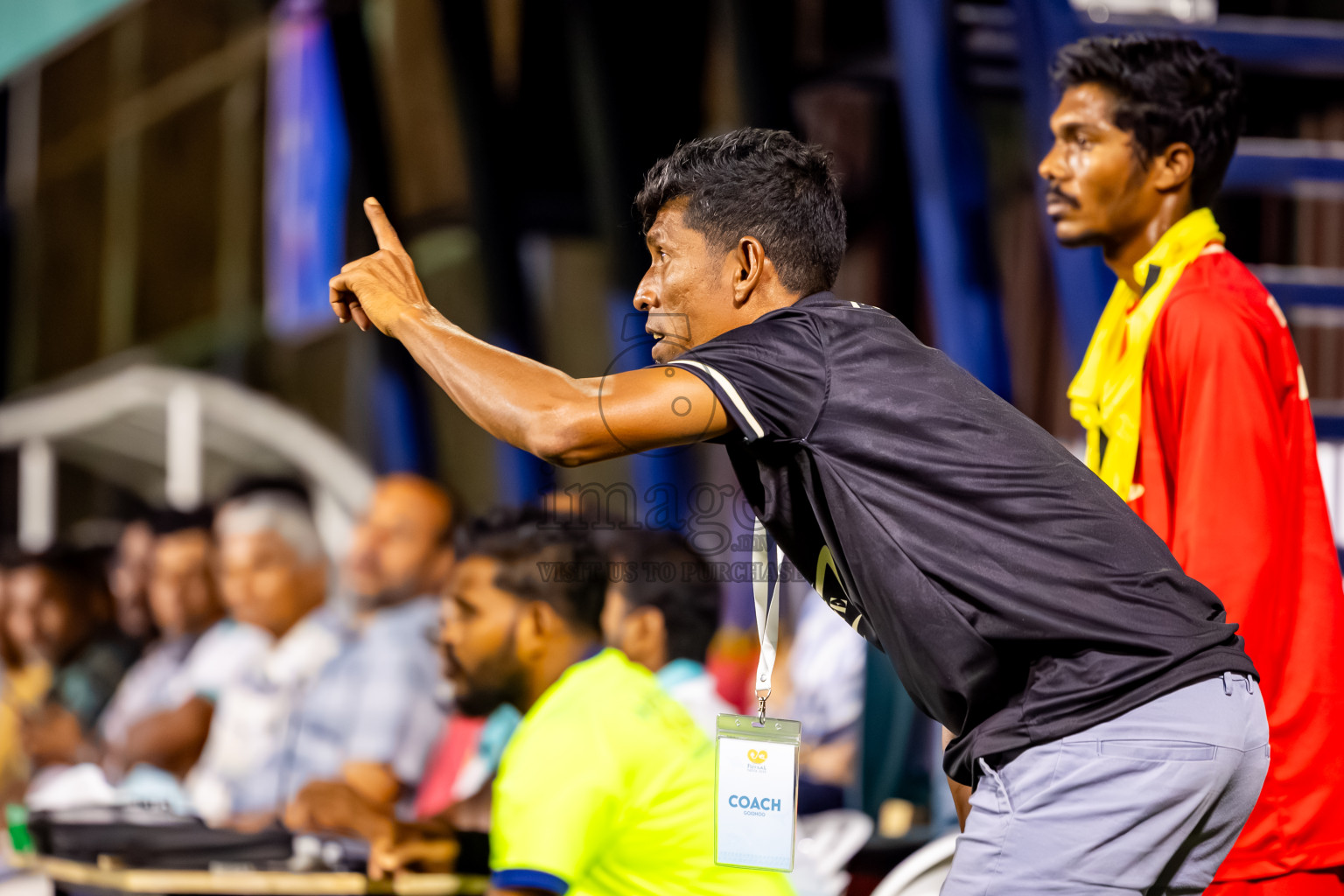 Goidhoo vs Hithaadhoo in Semi Finals of Better in Baa Futsal Fiesta 2025 Men's division held in B. Eydhafushi, Maldives on Saturday, 15th November 2025. Photos: Nausham Waheed / images.mv