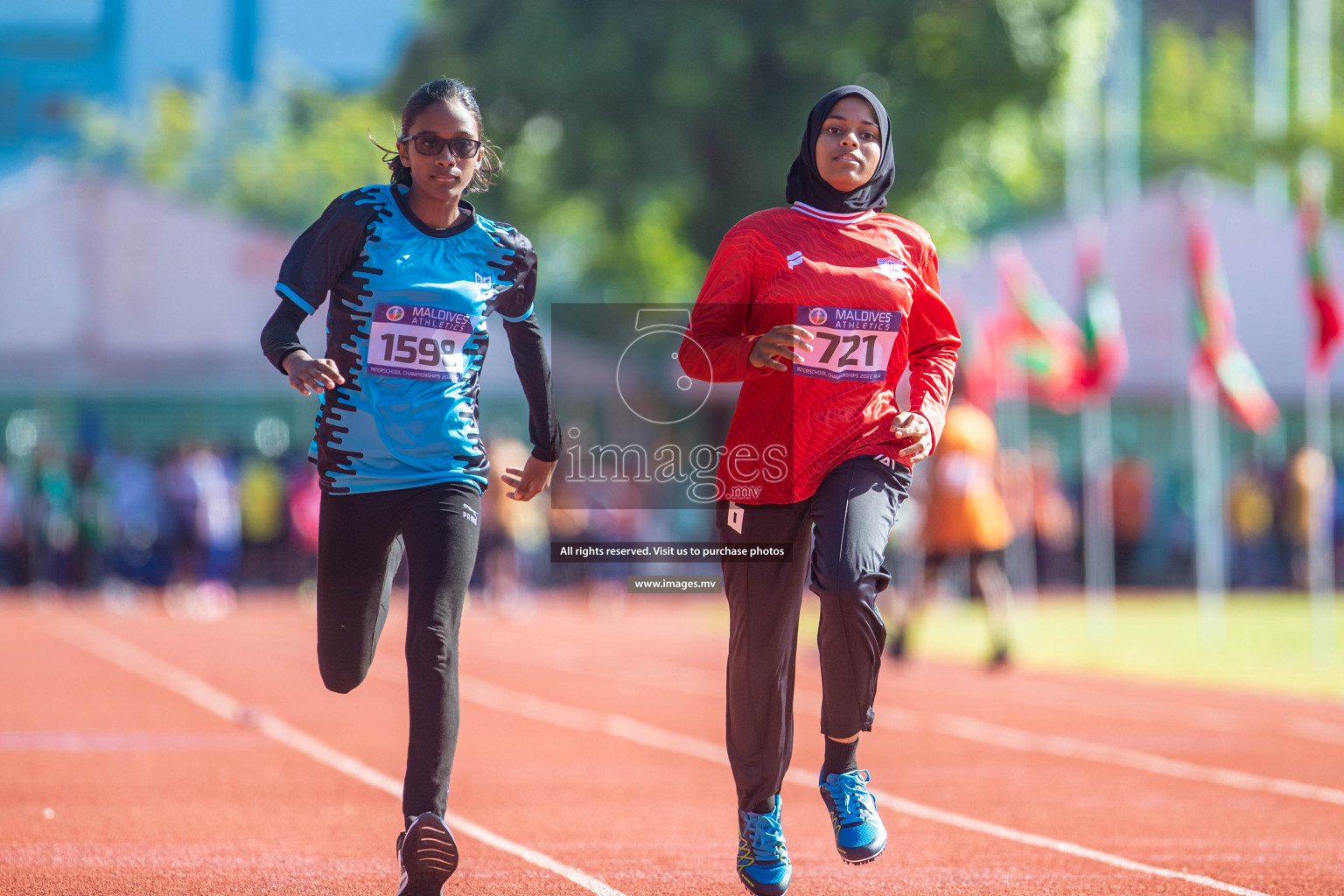 Day 1 of Inter-School Athletics Championship held in Male', Maldives on 22nd May 2022. Photos by: Maanish / images.mv