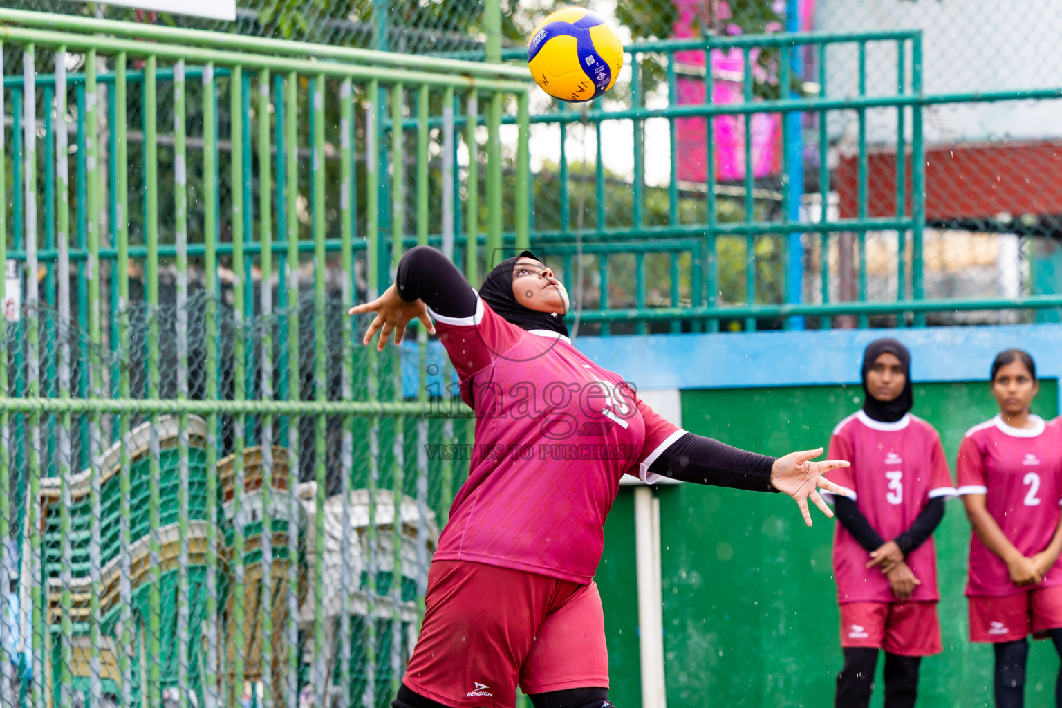Club rising star academy vs Sports club city in Milo National Junior Volleyball Championship 2025 Day 2 was held on Sunday, 23rd November 2025 at Ekuveni Turf Court Male', Maldives. Photos: Nausham Waheed / images.mv