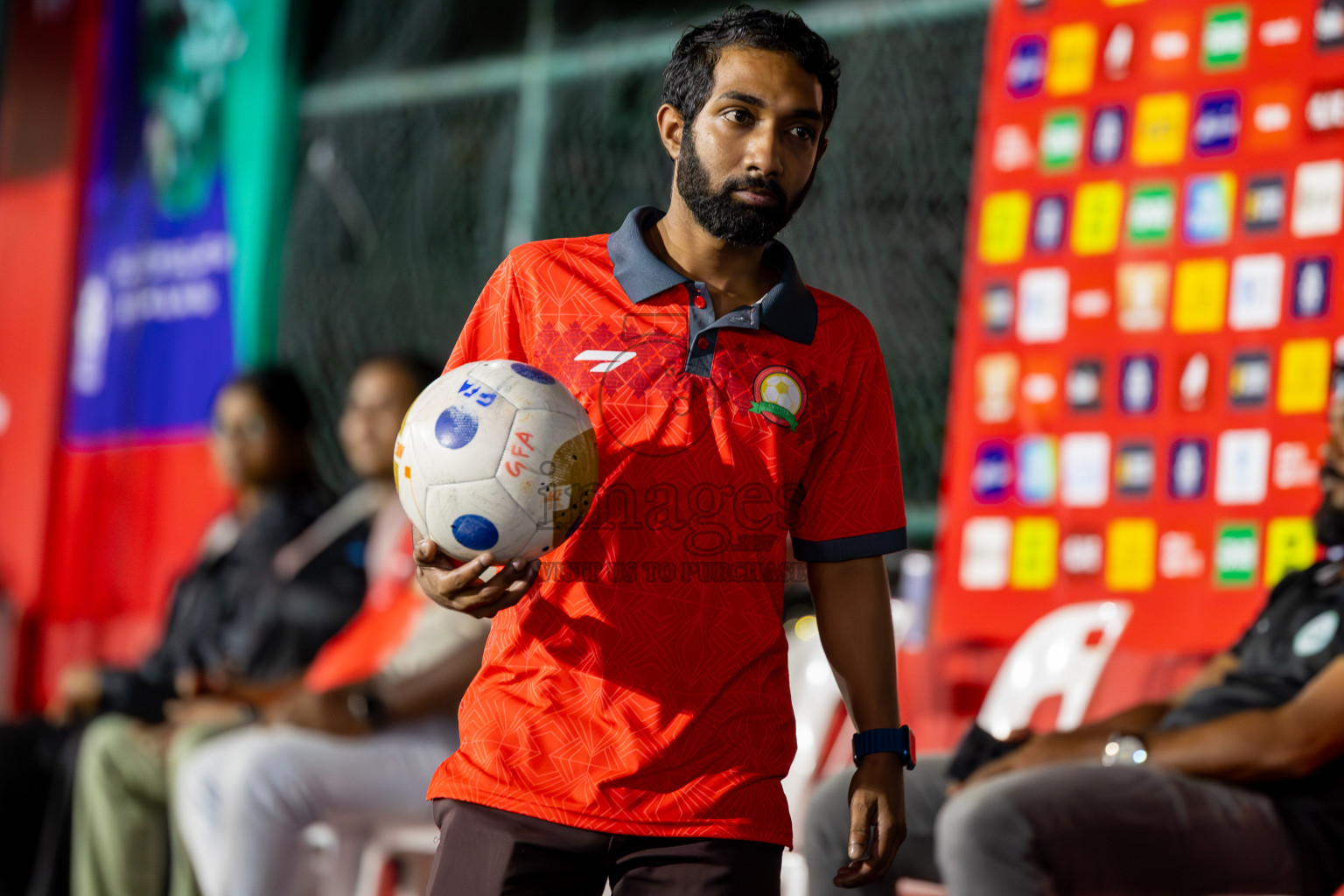 K Thulusdhoo vs K Gulhi in Day 10 of Golden Futsal Challenge 2025 was held on Tuesday, 14th January 2025, in Hulhumale', Maldives Photos: Ismail Thoriq / images.mv