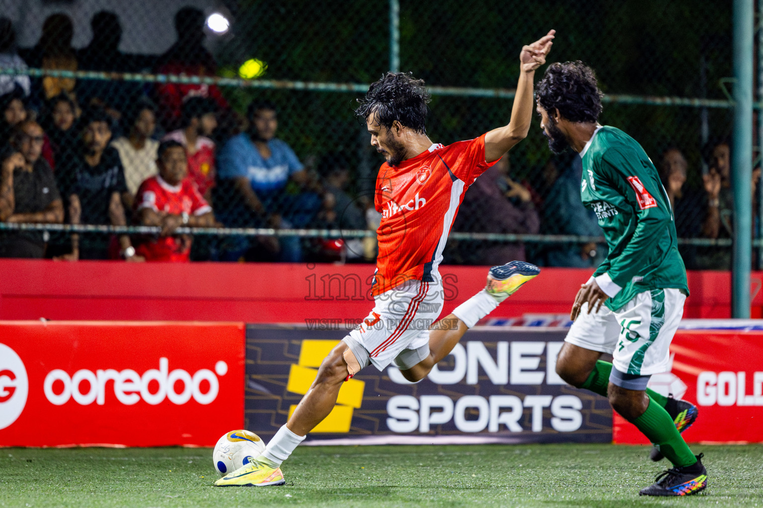 S Feydhoo VS S Maradhoofeydhoo in Day 7 of Golden Futsal Challenge 2025 was held on Saturday, 11th January 2025, in Hulhumale', Maldives Photos: Nausham Waheed / images.mv