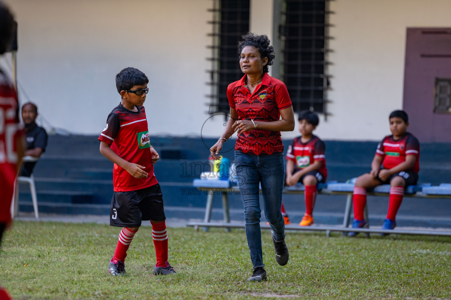 Day 2 of MILO Academy Championship 2025 was held on Friday, 14th February 2025 in Henveiru Stadium. 
Photos: Hassan Simah / Images.mv