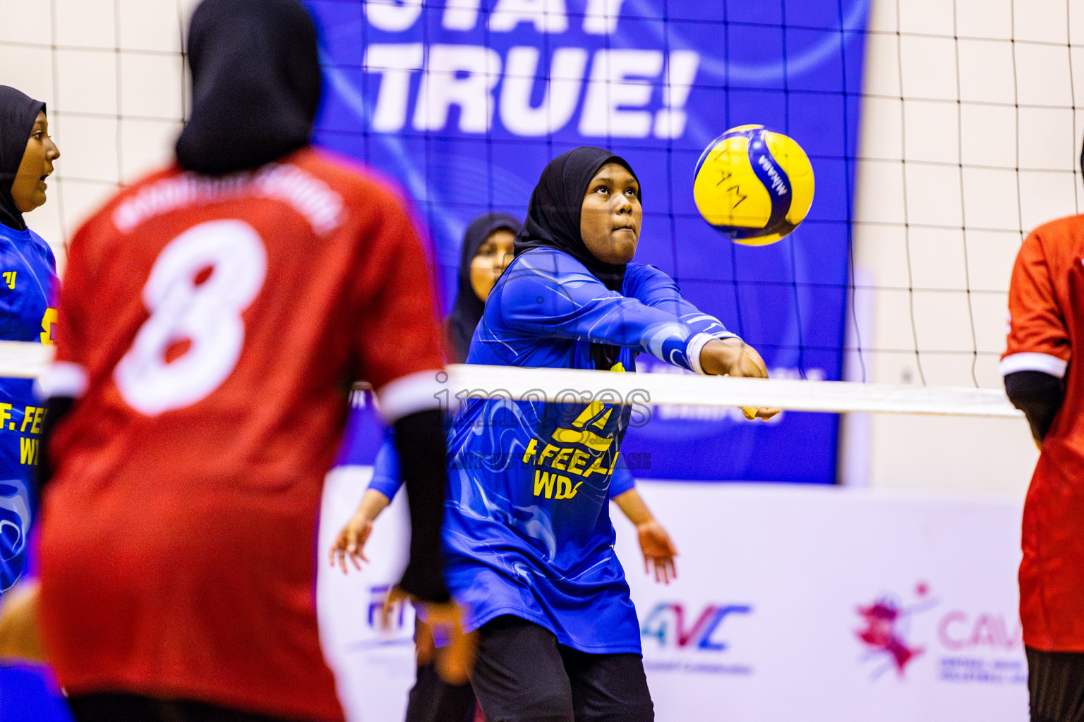 Finals of Interschool Volleyball Tournament 2024 was held in Social Center at Male', Maldives on Friday, 6th December 2024. Photos: Nausham Waheed / images.mv