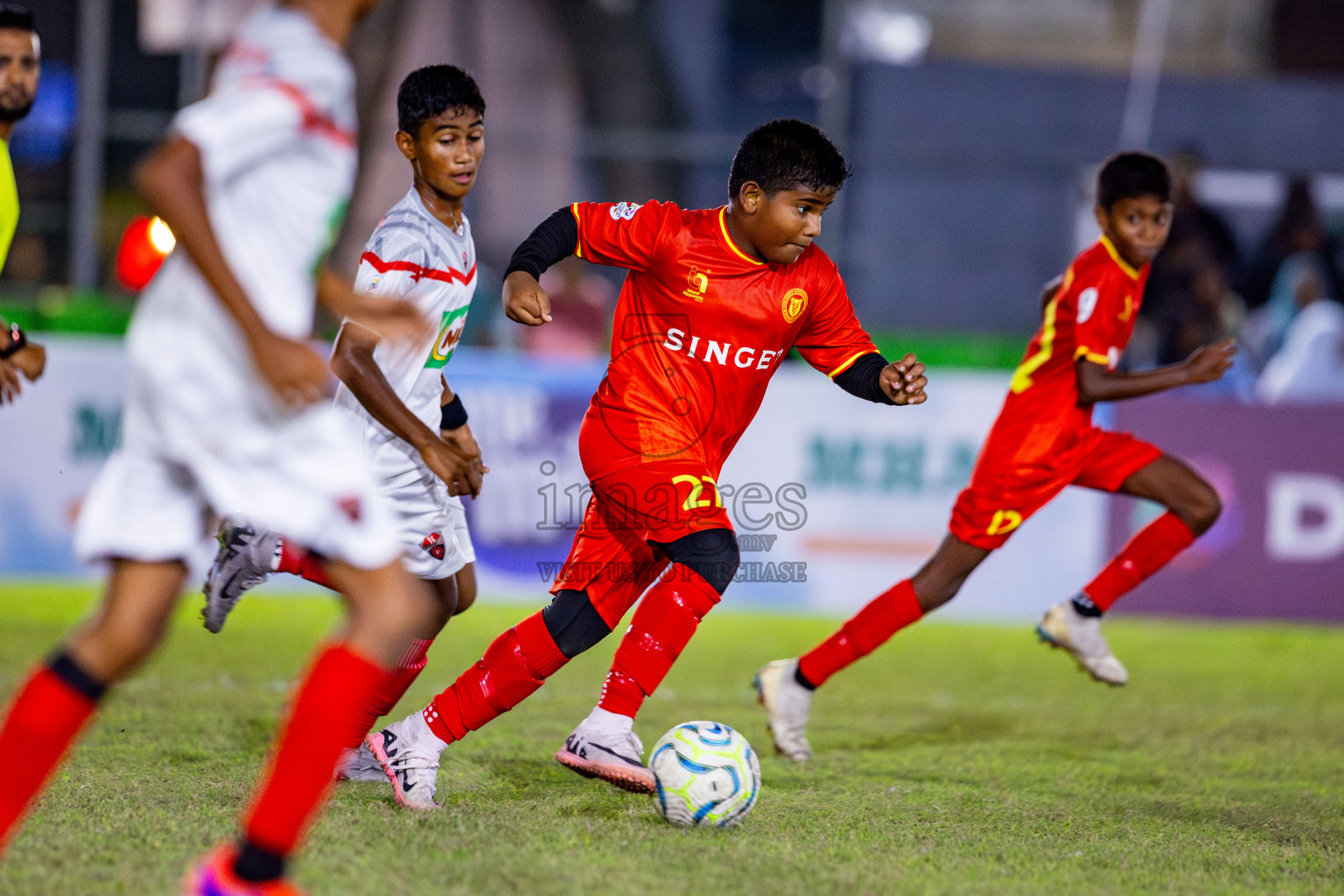 Under 12 Victory vs TC on day 3 of Dhivehi Youth League 2024 held at Henveiru Stadium on Saturday, 23rd November 2024. Photos: Nausham Waheed/ Images.mv