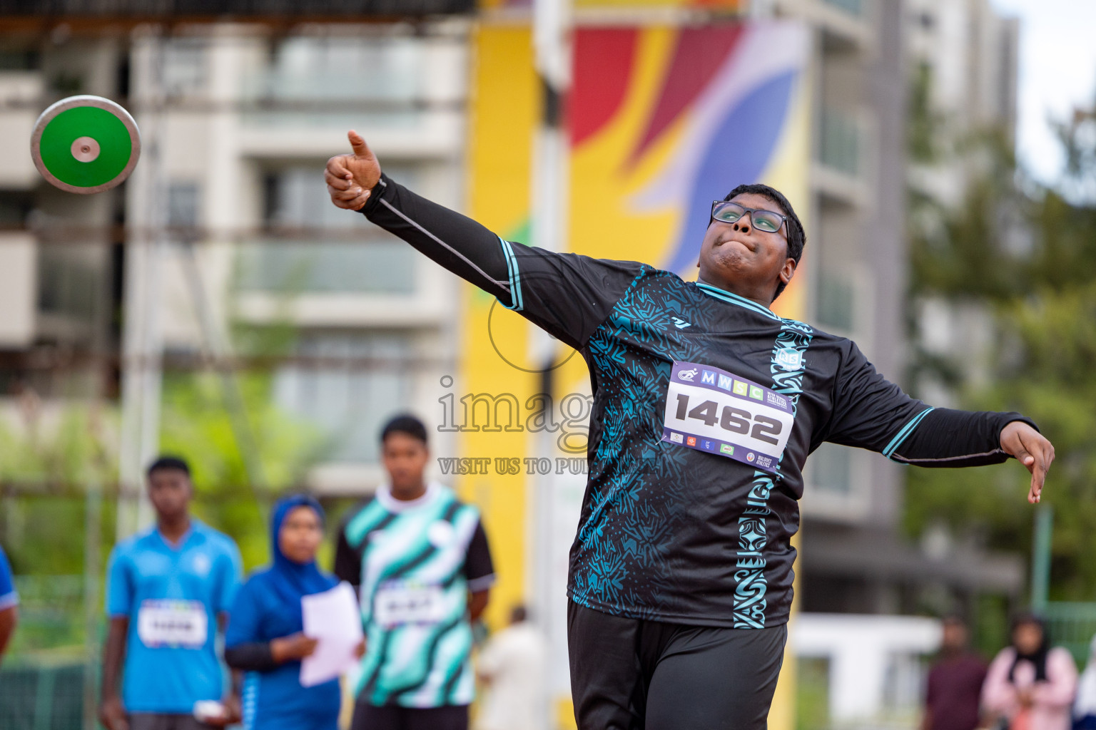 Day 1 of MWSC Interschool Athletics Championships 2024 held in Hulhumale Running Track, Hulhumale, Maldives on Saturday, 9th November 2024. 
Photos by: Ismail Thoriq, Hassan Simah / Images.mv