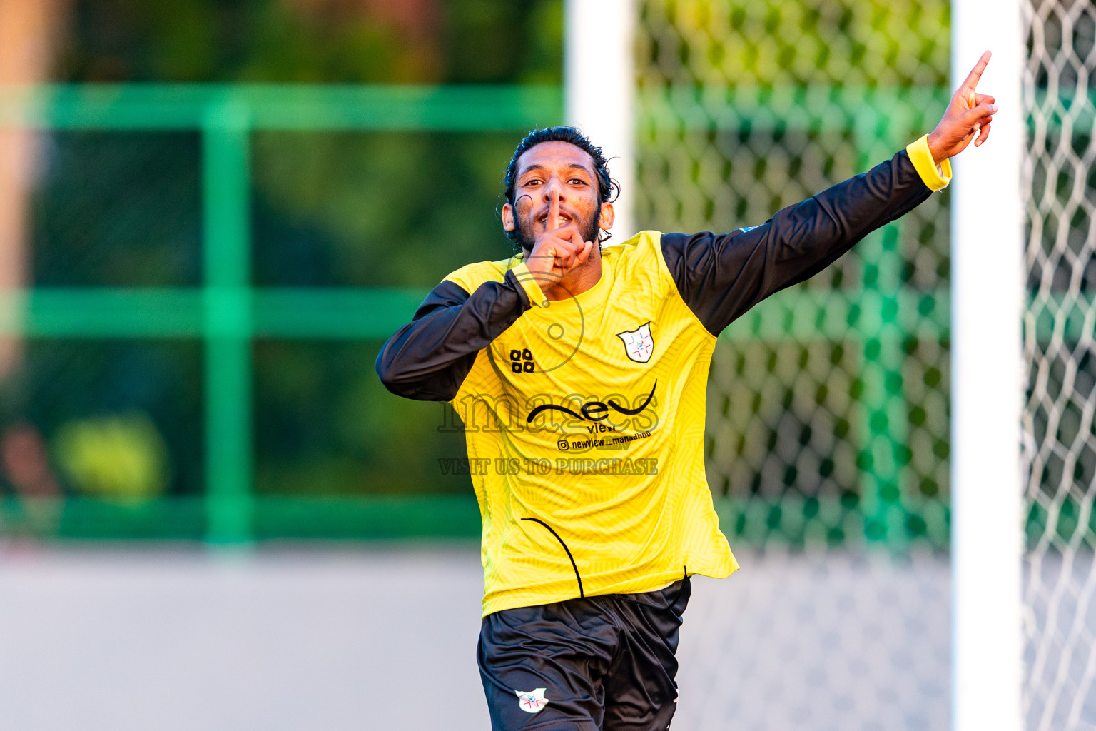 Baburu SC vs Kanmathi Juniors from Manadhoo Council Cup 2024 in N Manadhoo Maldives on Friday, 23rd February 2023. Photos: Nausham Waheed / images.mv