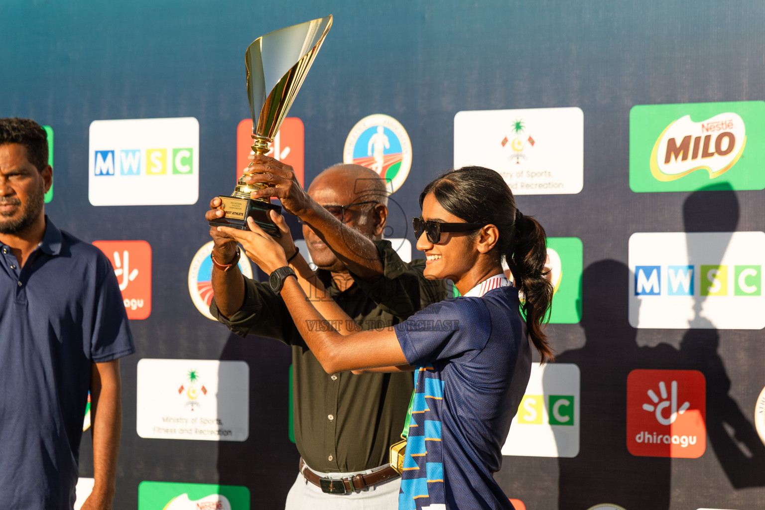 Day 3 of National Athletics Championship 2025 was held at Ekuveni Running Ground in Male', Maldives on Saturday, 16th August 2025. Photos: Hasni / images.mv