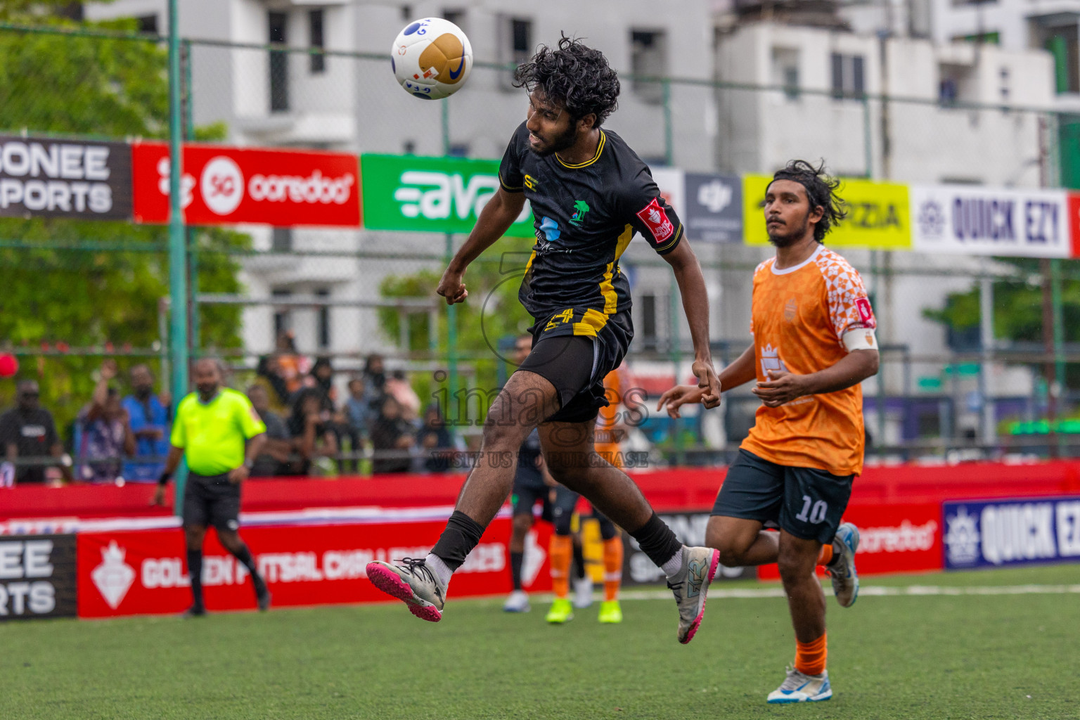 ADh Dhangethi vs ADh Hangnaameedhoo in Day 10 of Golden Futsal Challenge 2025 was held on Tuesday, 14th January 2025, in Hulhumale', Maldives Photos: Shuu Abdul Sattar / images.mv