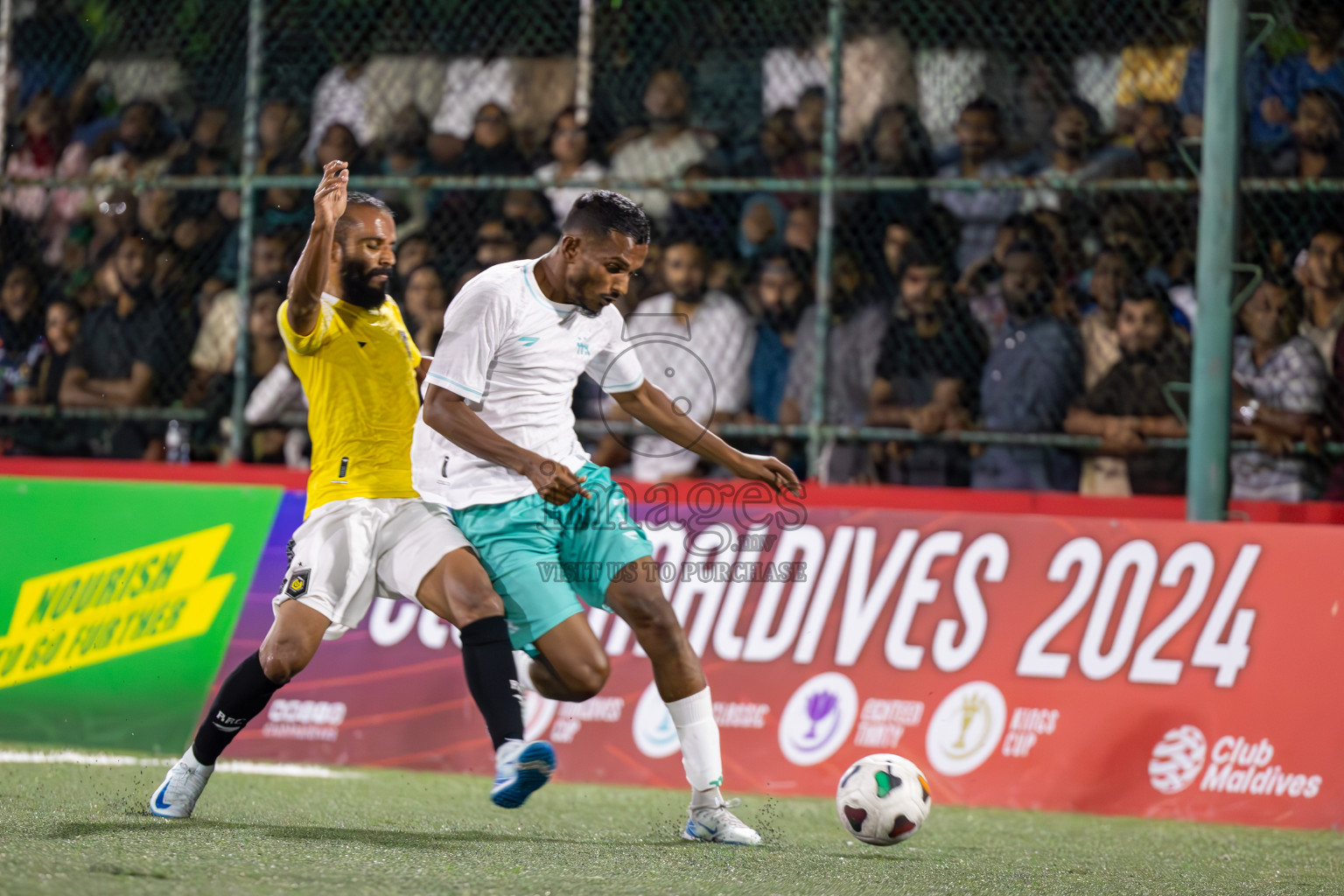 RRC vs MPL in Semi Finals of Club Maldives Cup 2024 held in Rehendi Futsal Ground, Hulhumale', Maldives on Monday, 14th October 2024. Photos: Ismail Thoriq / images.mv