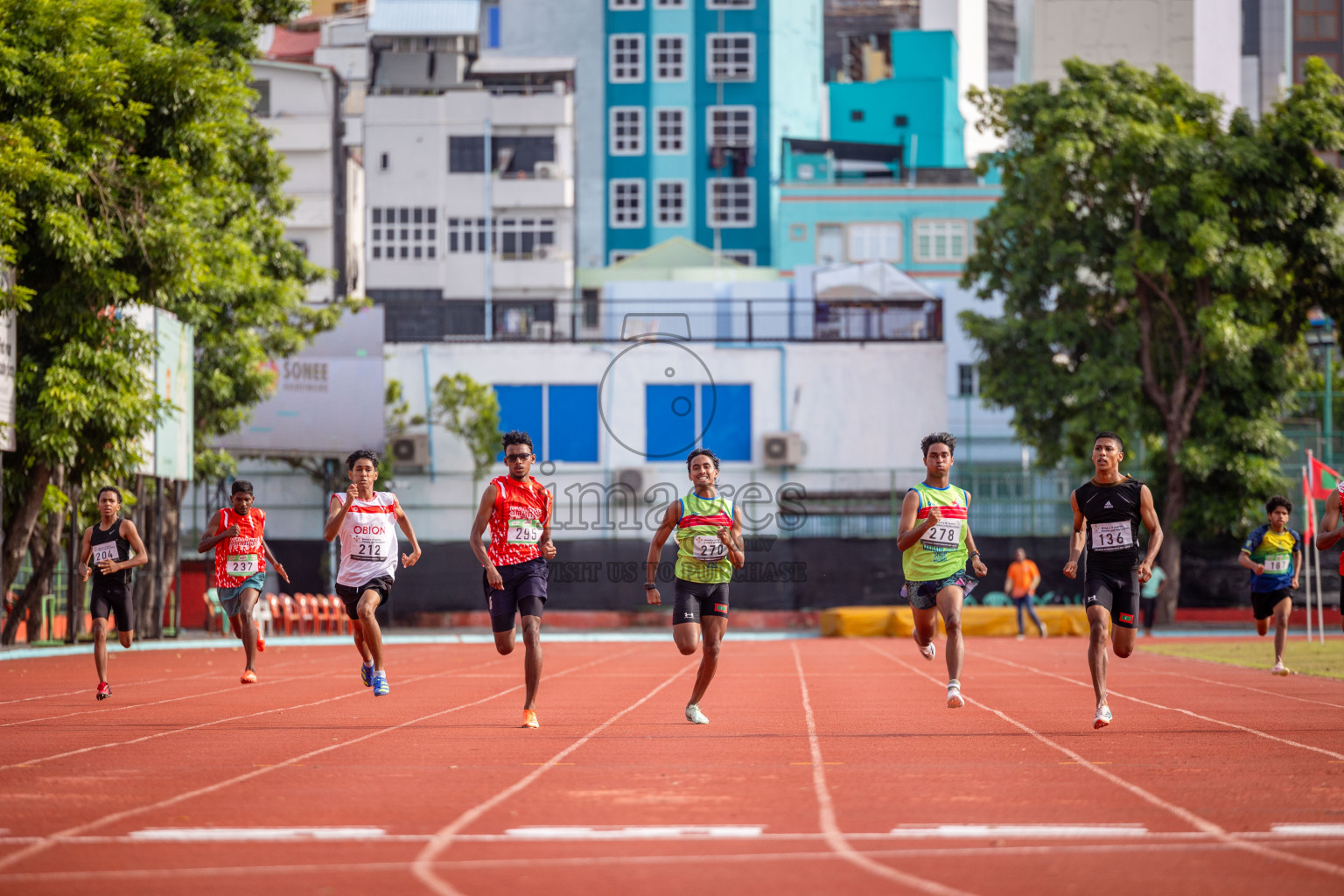 Day 2 of 33rd National Athletics Championship was held in Ekuveni Track at Male', Maldives on Friday, 6th September 2024. Photos: Shuu Abdul Sattar / images.mv