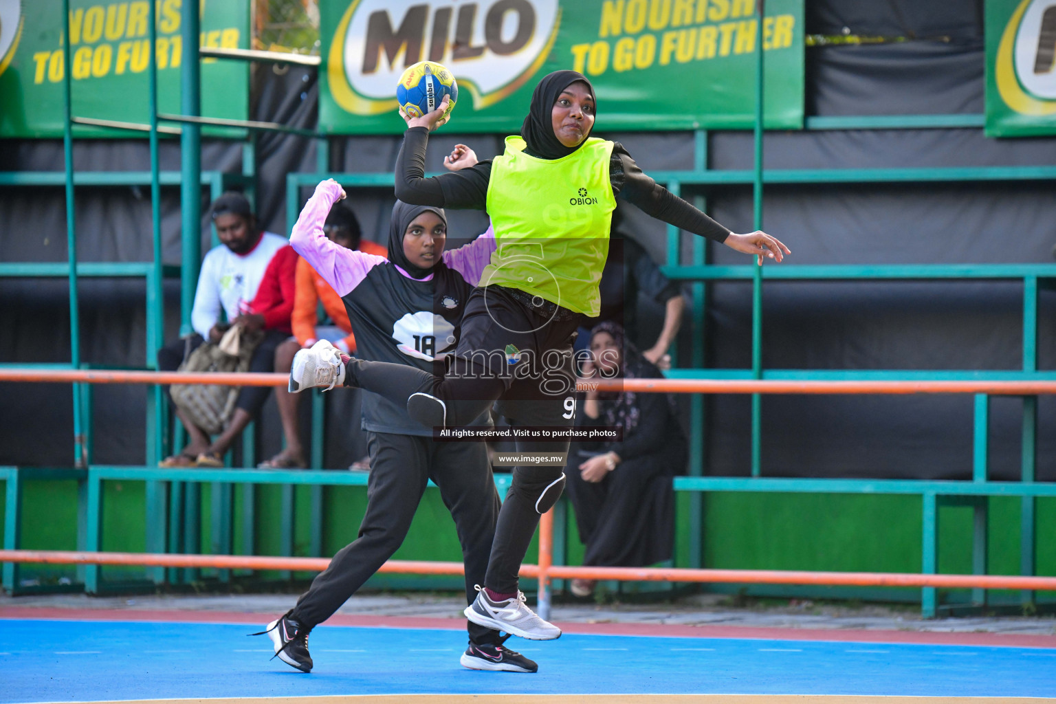 Day 8 of 6th MILO Handball Maldives Championship 2023, held in Handball ground, Male', Maldives on 27th May 2023 Photos: Nausham Waheed/ Images.mv