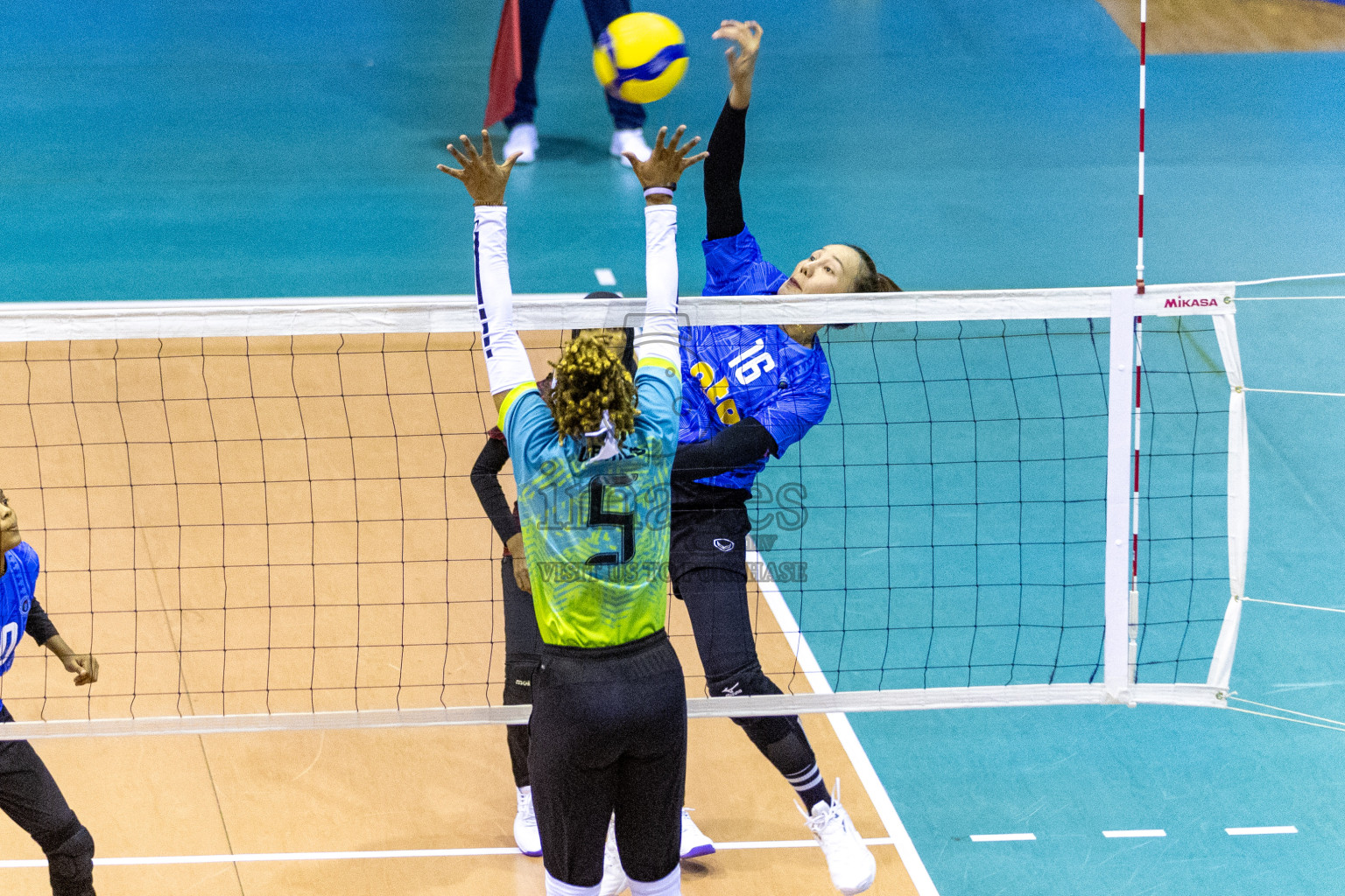 Final of Women's Division of Volleyball Association Cup 2023 held in Male', Maldives on Tuesday, 9th January 2024 at Social Center Indoor Hall Photos By: Nausham Waheed /images.mv