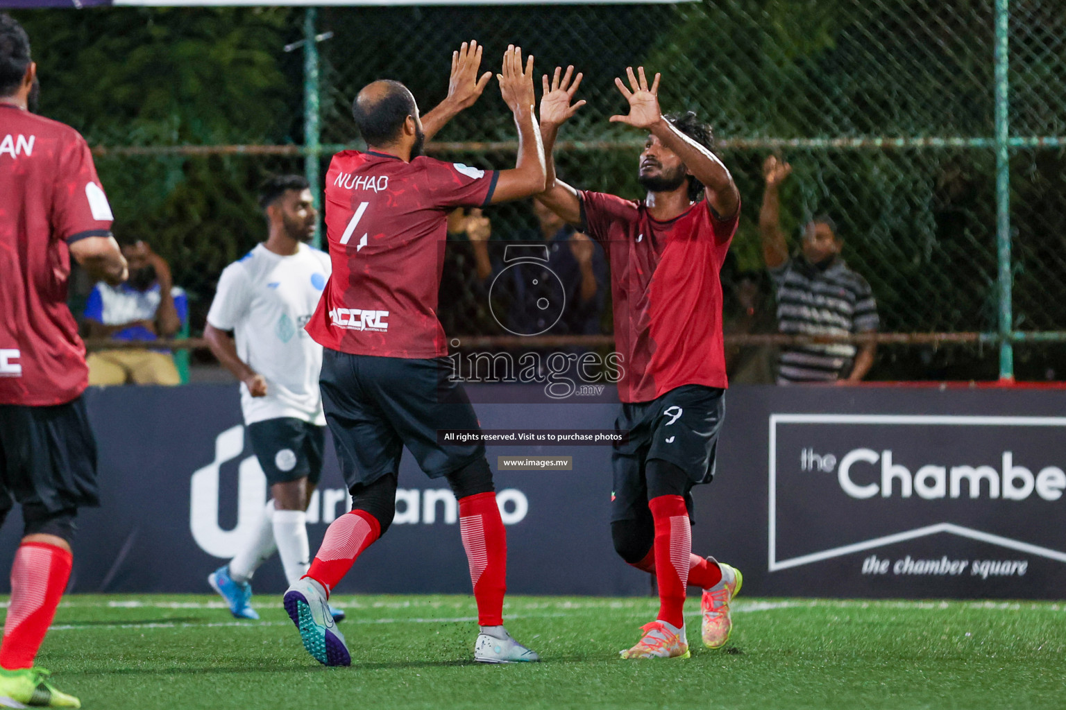 Trade Club vs ACCRC in Club Maldives Cup Classic 2023 held in Hulhumale, Maldives on 15 July 2023