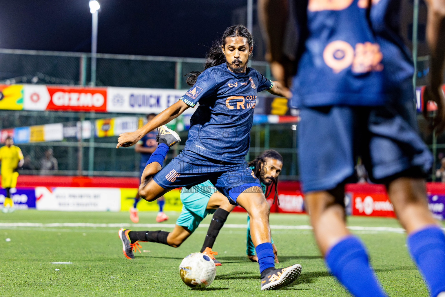 S Hithadhoo vs S Feydhoo in zone round on Day 32 of Golden Futsal Challenge 2025 was held on Wednesday , 5th February 2025, in Hulhumale', Maldives. Photos: Nausham Waheed / images.mv