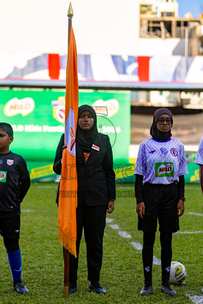 Day 2 of MILO Kids Football Fiesta was held at National Stadium in Male', Maldives on Saturday, 24th February 2024.