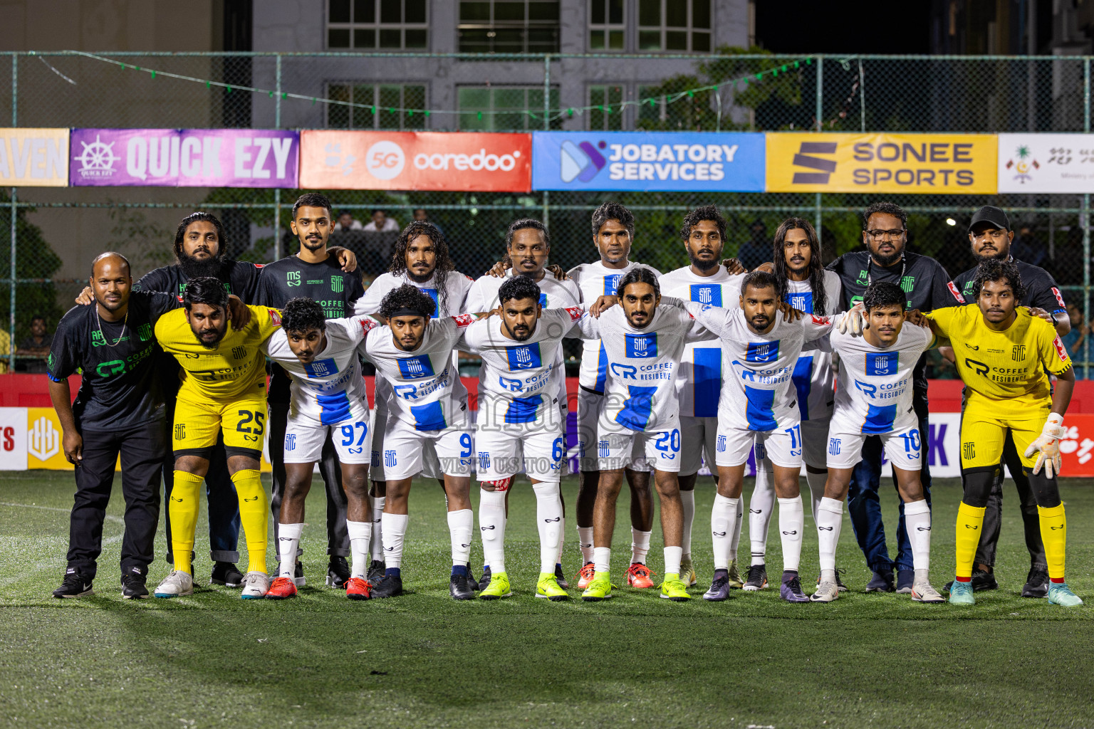 S Hithadhoo VS S MaradhooFeydhoo Atoll Round Semi-Final on Day 20 of Golden Futsal Challenge 2025 was held on Friday, 24 January 2025, in Hulhumale', Maldives. 
Photos: Hassan Simah / images.mv