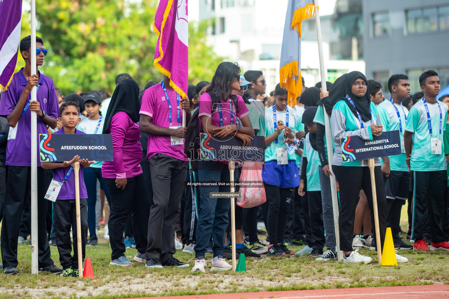 Day one of Inter School Athletics Championship 2023 was held at Hulhumale' Running Track at Hulhumale', Maldives on Saturday, 14th May 2023. Photos: Nausham Waheed / images.mv