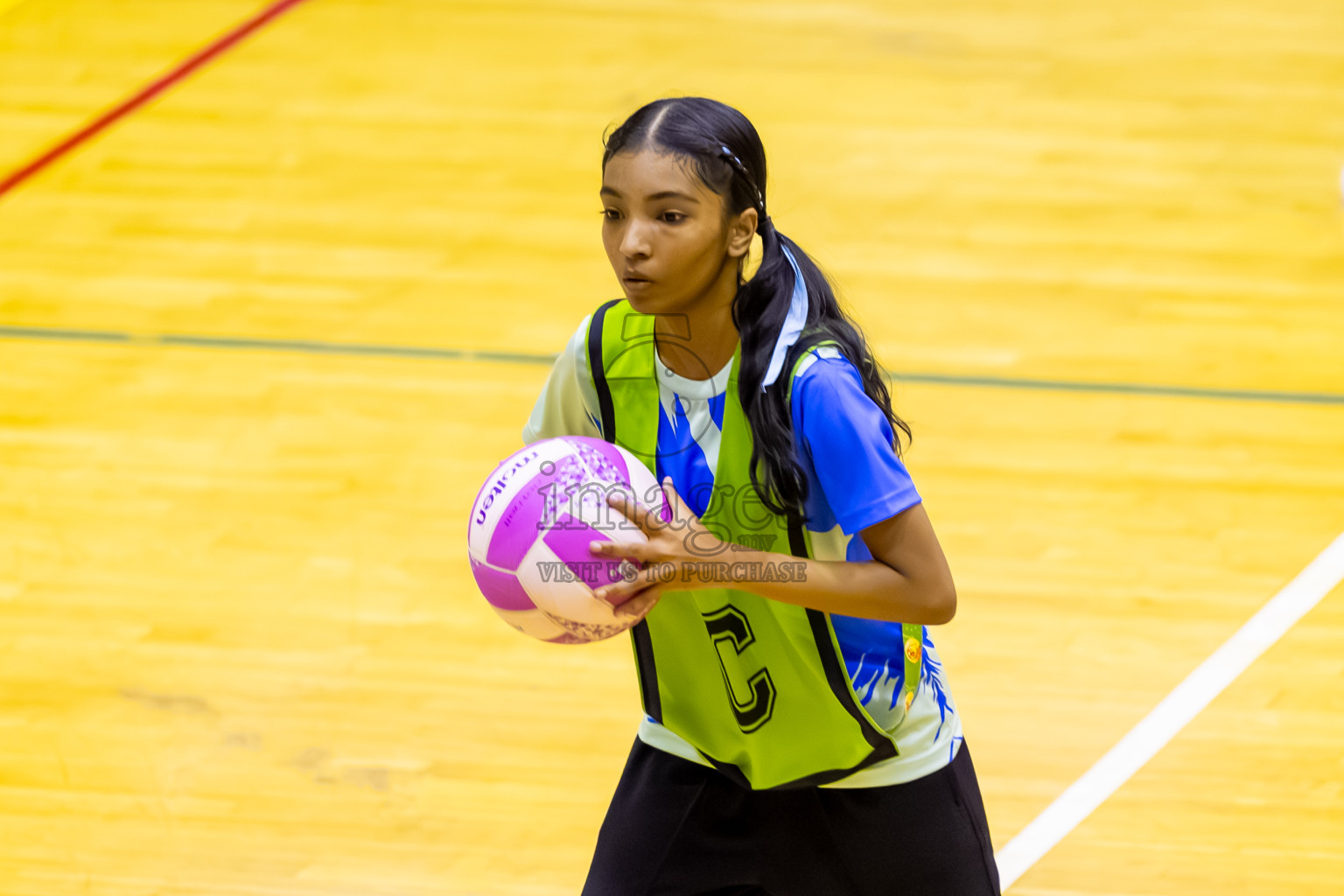United Unity SV vs SC Shinning Star in Day 2 of 24th Milo Netball Association Championship held in Social Center at Male', Maldives on Tuesday, 2nd September 2025. Photos: Nausham Waheed / images.mv