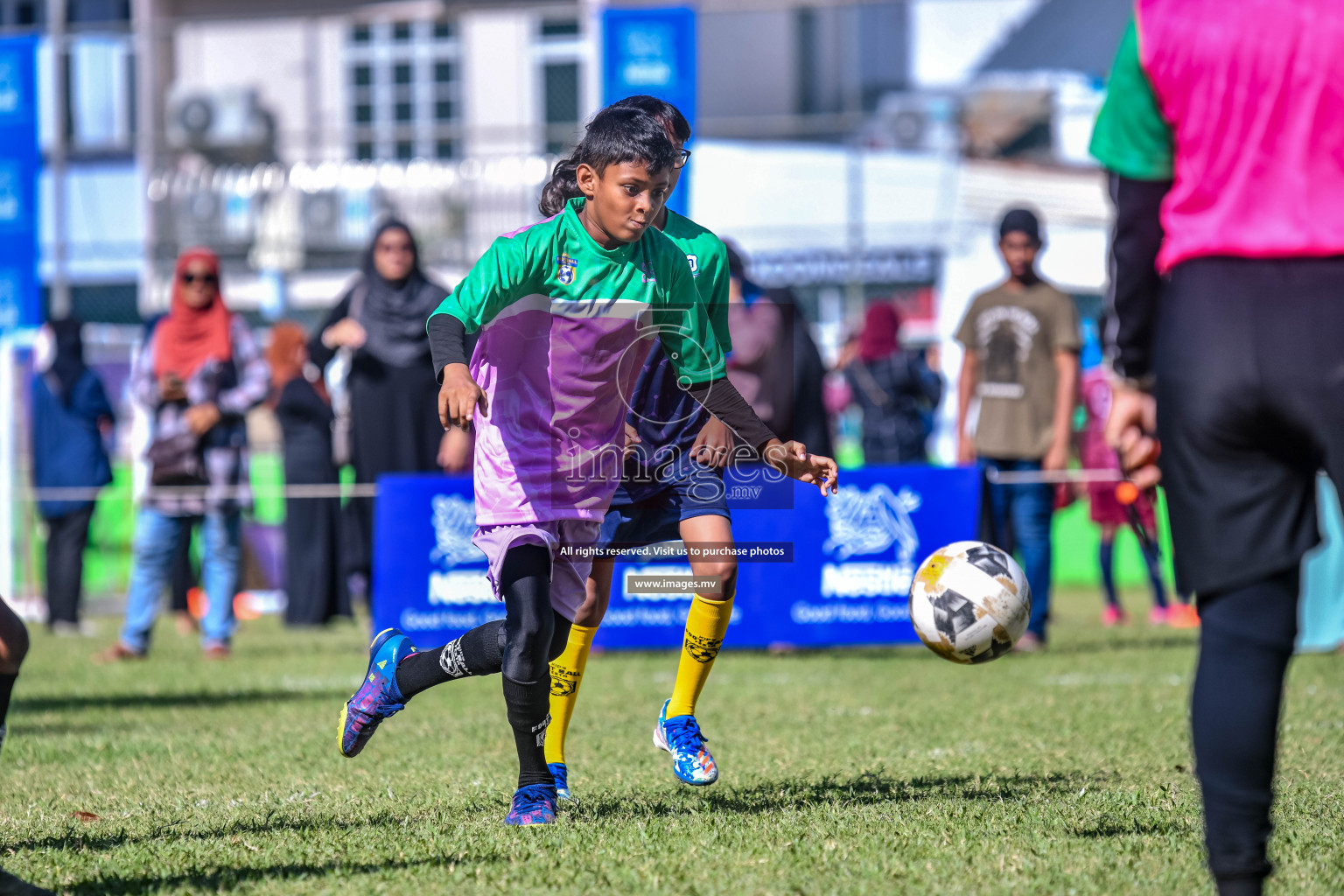 Day 2 of Milo Kids Football Fiesta 2022 was held in Male', Maldives on 20th October 2022. Photos: Nausham Waheed/ images.mv