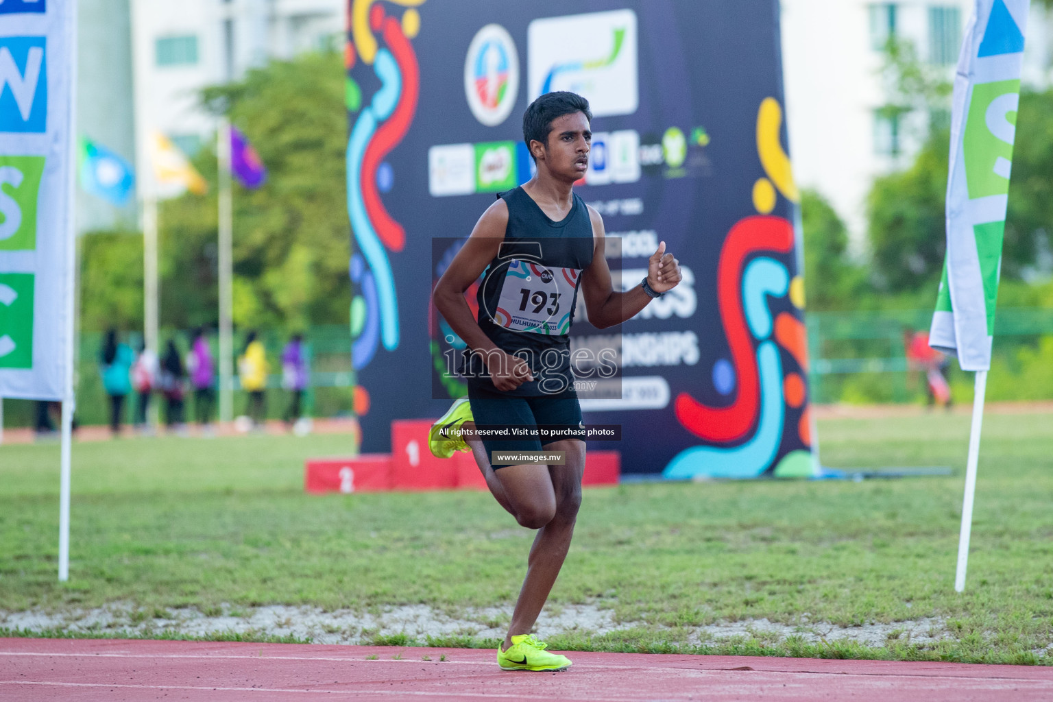 Day two of Inter School Athletics Championship 2023 was held at Hulhumale' Running Track at Hulhumale', Maldives on Sunday, 15th May 2023. Photos: Nausham Waheed / images.mv