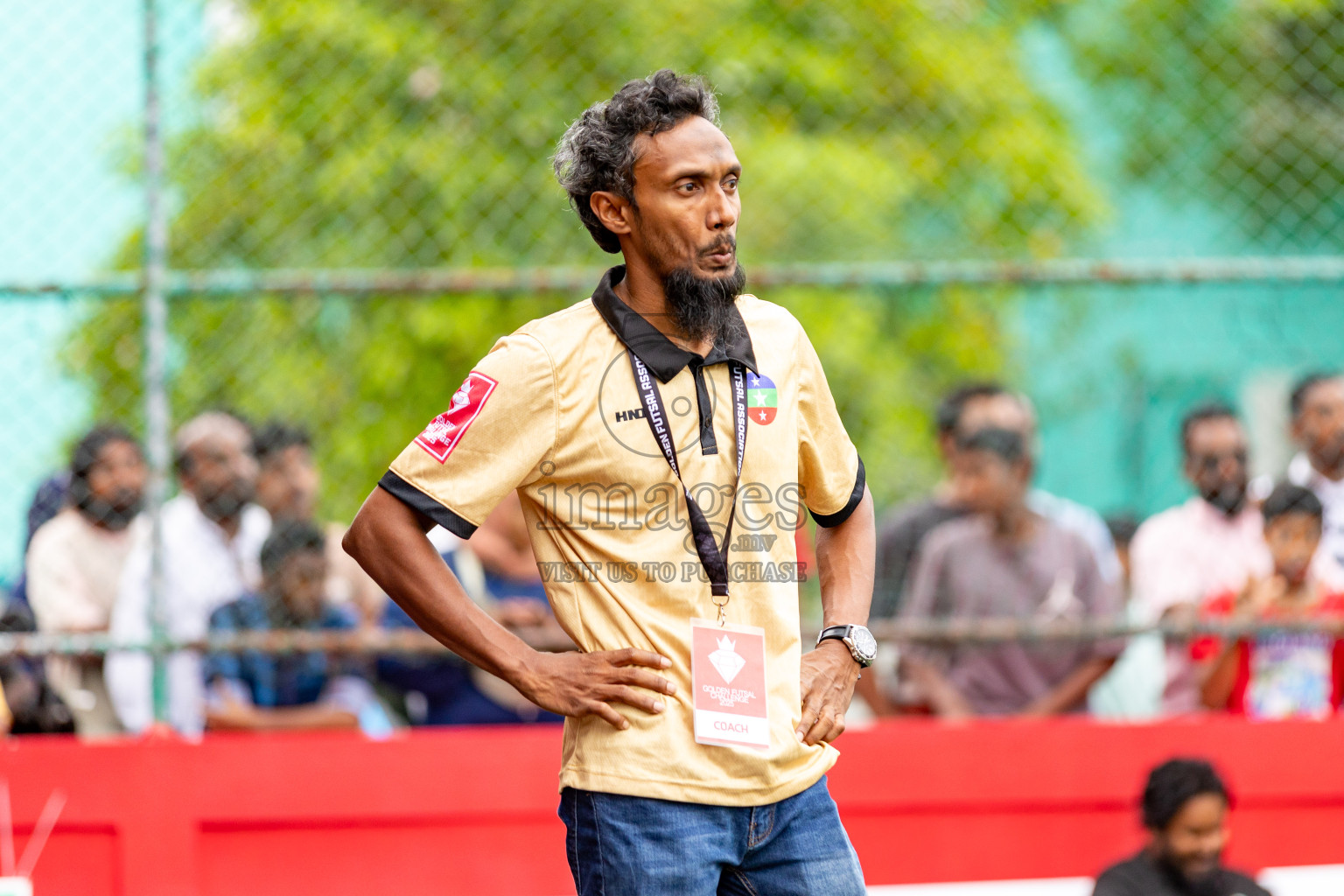 GDh Vaadhoo VS GDh Thinadhoo in Atoll Round Semi-Final on Day 20 of Golden Futsal Challenge 2025 was held on Friday, 24 January 2025, in Hulhumale', Maldives. Photos: Hassan Simah / images.mv