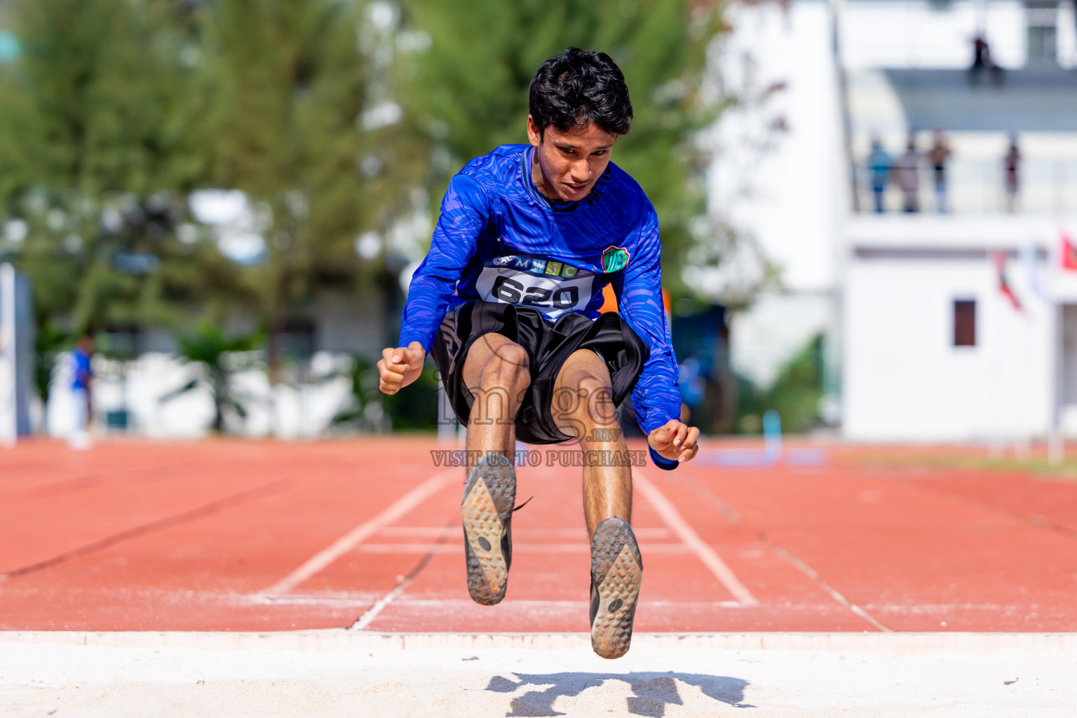 Day 4 of MWSC Interschool Athletics Championships 2024 held in Hulhumale Running Track, Hulhumale, Maldives on Tuesday, 12th November 2024. Photos by: Nausham Waheed / Images.mv