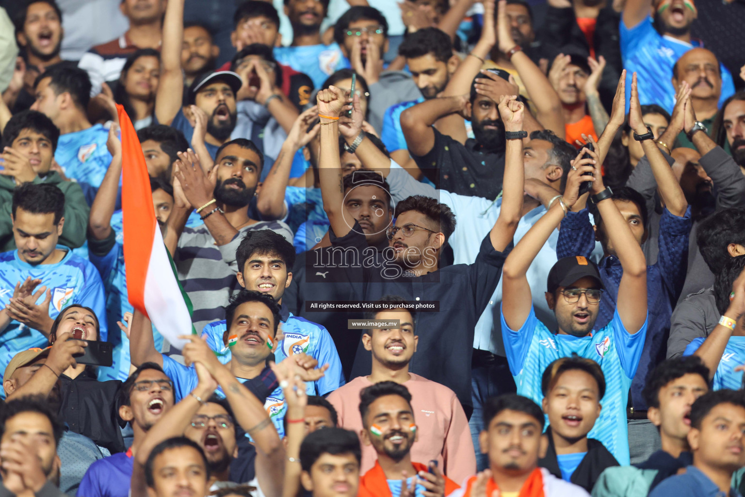 Kuwait vs India in the Final of SAFF Championship 2023 held in Sree Kanteerava Stadium, Bengaluru, India, on Tuesday, 4th July 2023. Photos: Nausham Waheed / images.mv