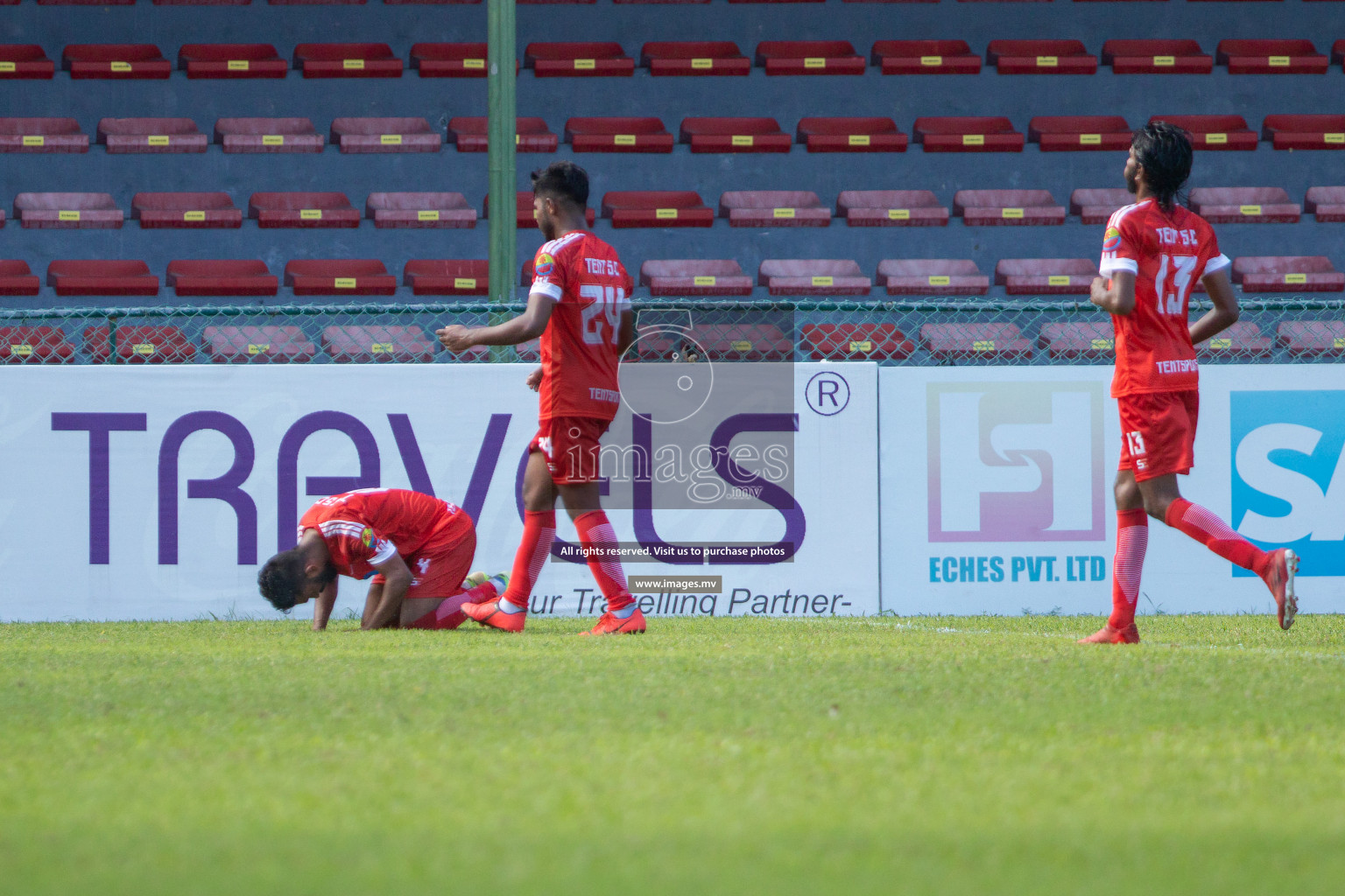 Tent Sports Club vs Club PK in 2nd Division 2022 on 13th July 2022, held in National Football Stadium, Male', Maldives  Photos: Hassan Simah / Images.mv