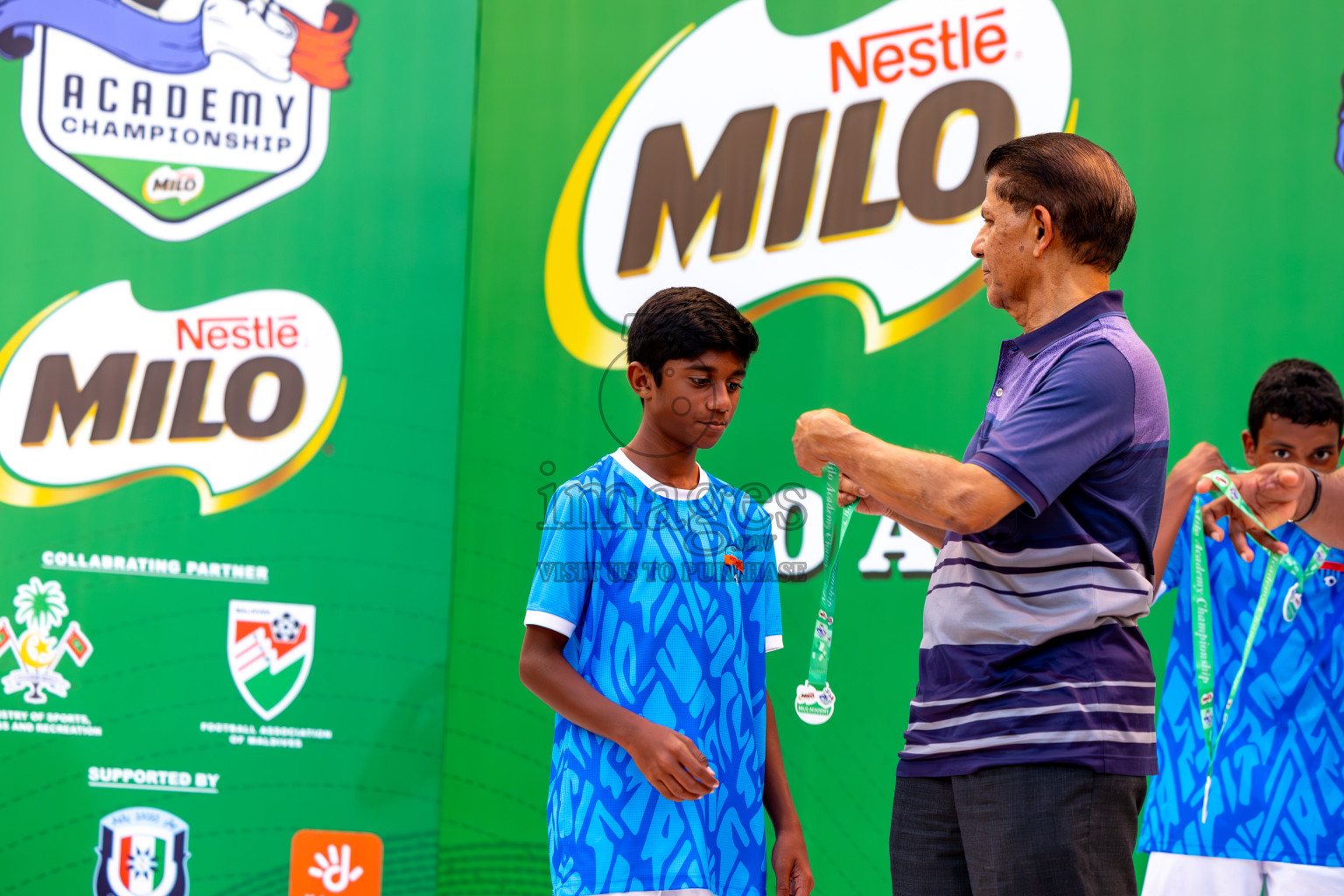 Day 4 of MILO Academy Championship 2024 (U-14) was held in Henveyru Stadium, Male', Maldives on Sunday, 3rd November 2024. Photos: Ismail Thoriq / Images.mv