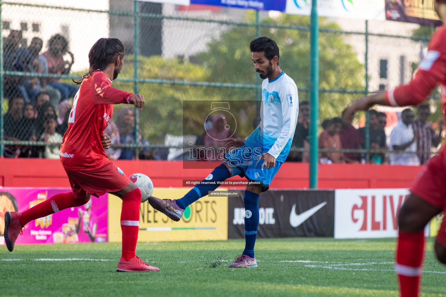 AA. Rasdhoo vs AA. Thoddoo in Day 7 of Golden Futsal Challenge 2023 on 11 February 2023 in Hulhumale, Male, Maldives