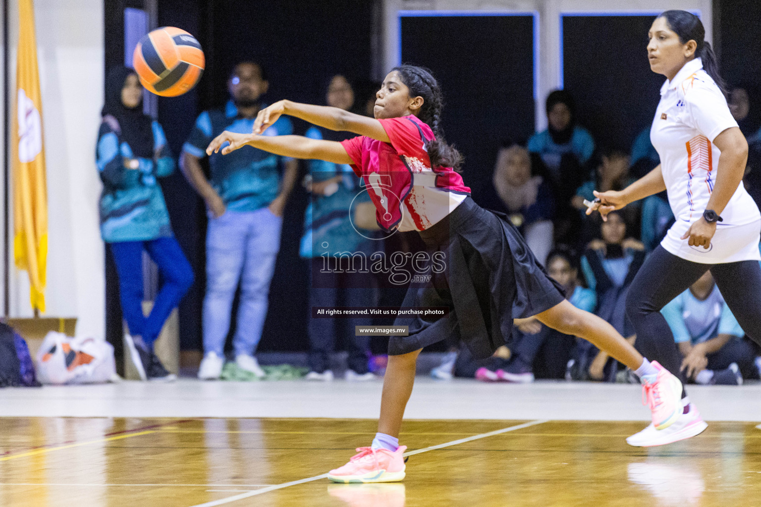 Day5 of 24th Interschool Netball Tournament 2023 was held in Social Center, Male', Maldives on 31st October 2023. Photos: Nausham Waheed / images.mv