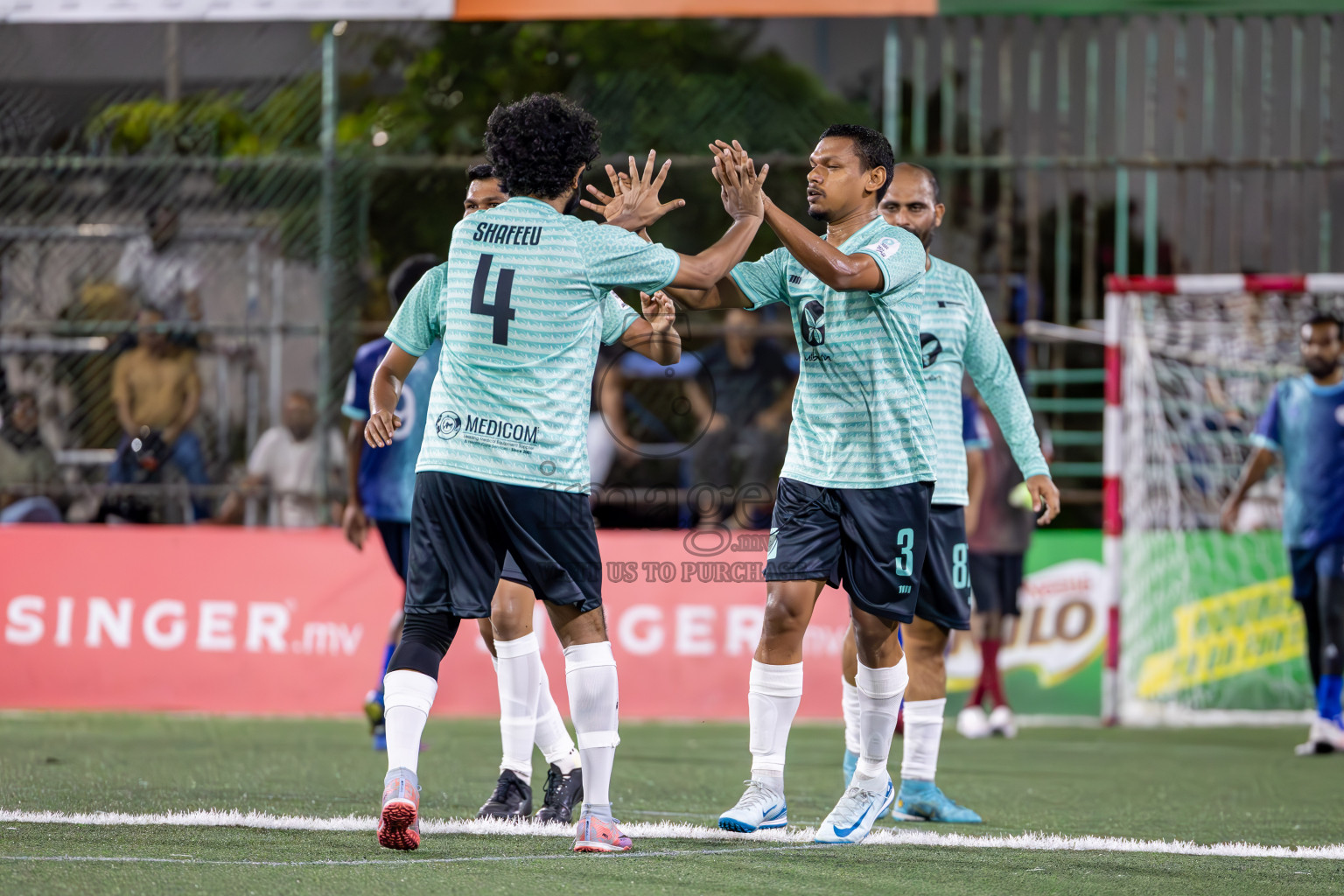 Dharumavantha vs Thauleemee Gulhun in Club Maldives Classic 2024 held in Rehendi Futsal Ground, Hulhumale', Maldives on Saturday, 14th September 2024. Photos: Ismail Thoriq / images.mv