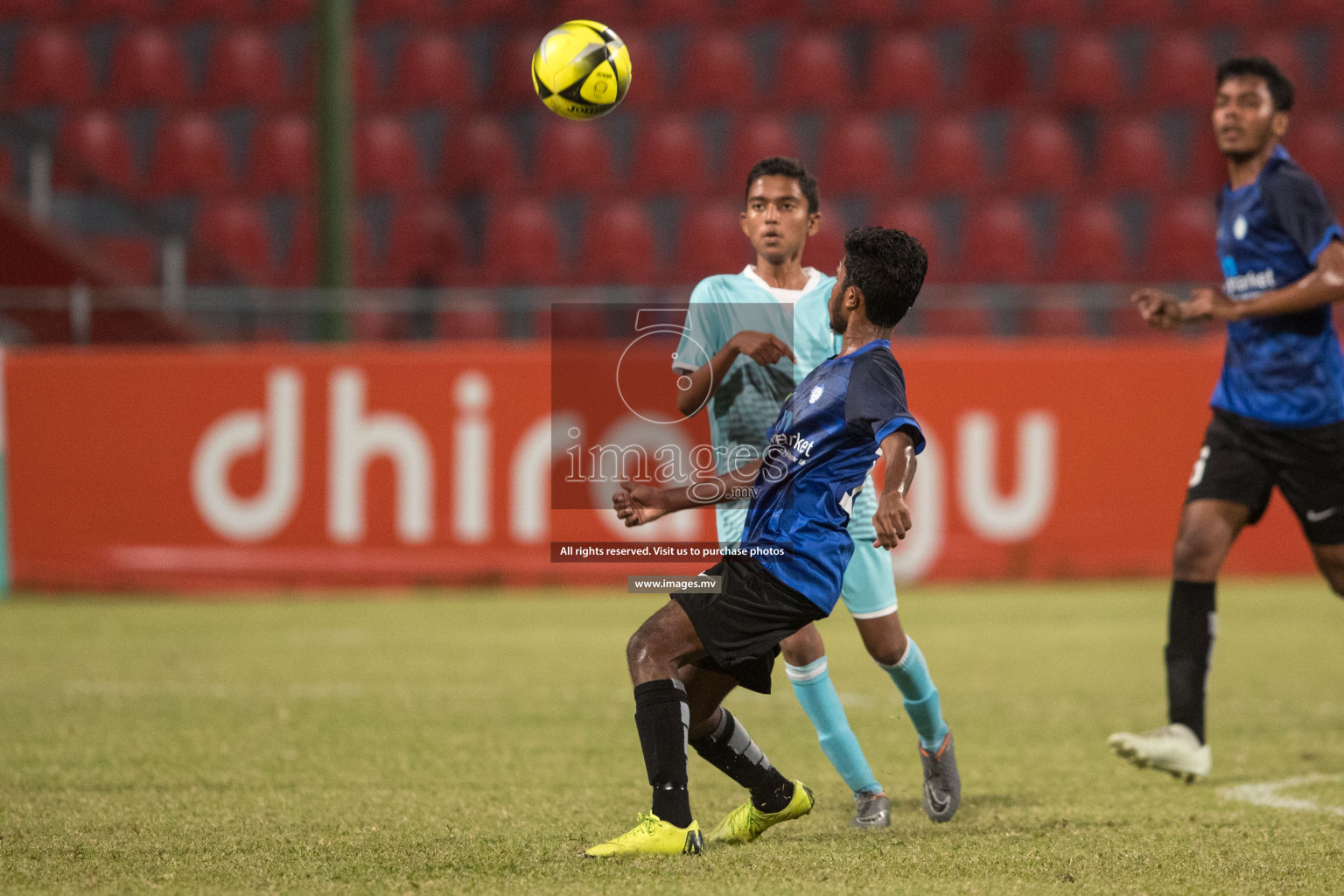 CHSE vs Ghaazee School in MAMEN Inter School Football Tournament 2019 (U18) in Male, Maldives on 26th March 2019, Photos: Suadh Abdul Sattar / images.mv