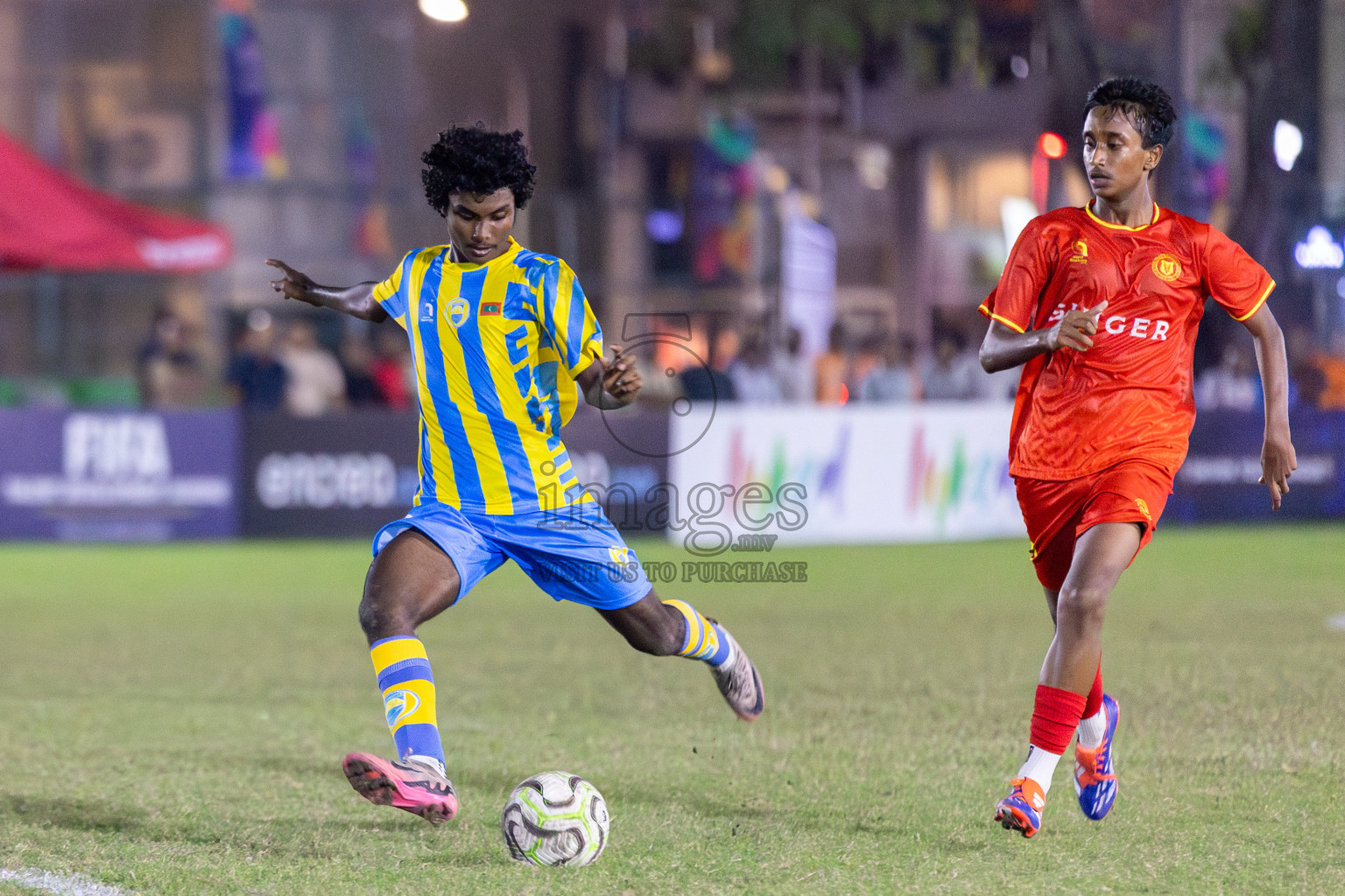 Valencia vs Victory Sports Club in Day 7 of Dhivehi Youth League 2024 held at Henveiru Stadium on Sunday, 1st December 2024. Photos: Shuu Abdul Sattar, / Images.mv