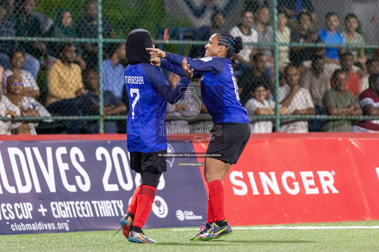 DSC vs Team Fenaka in Eighteen Thirty 2023 held in Hulhumale, Maldives, on Thursday, 27th July 2023 Photos: Shu/ images.mv