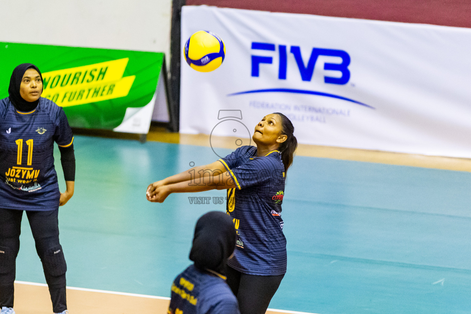 Day 2 of Women's Division of Milo VAM Cup 2024 held in Male', Maldives on Wednesday, 9th July 2024 at Social Center Indoor Hall Photos By: Nausham Waheed / images.mv