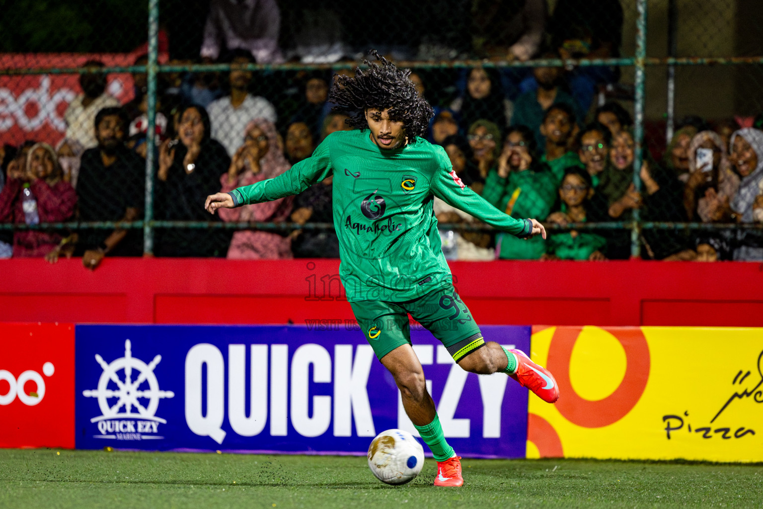 HA Dhidhdhoo vs HA Vashafaru in Haa Alif Atoll Finals Day 28 of Golden Futsal Challenge 2025 was held on Saturday , 1st February 2025, in Hulhumale', Maldives. Photos: Nausham Waheed / images.mv