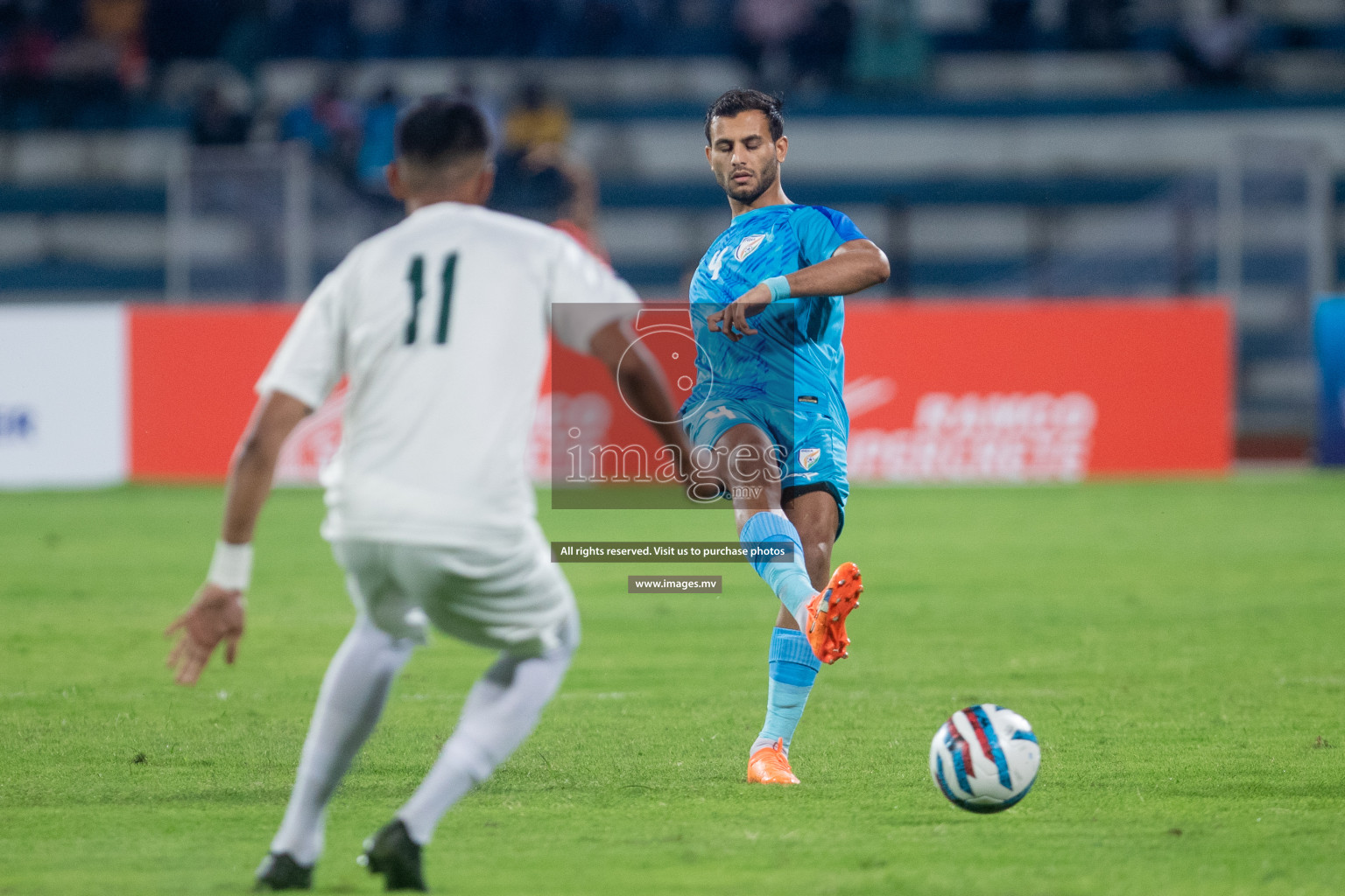 India vs Pakistan in the opening match of SAFF Championship 2023 held in Sree Kanteerava Stadium, Bengaluru, India, on Wednesday, 21st June 2023. Photos: Nausham Waheed / images.mv