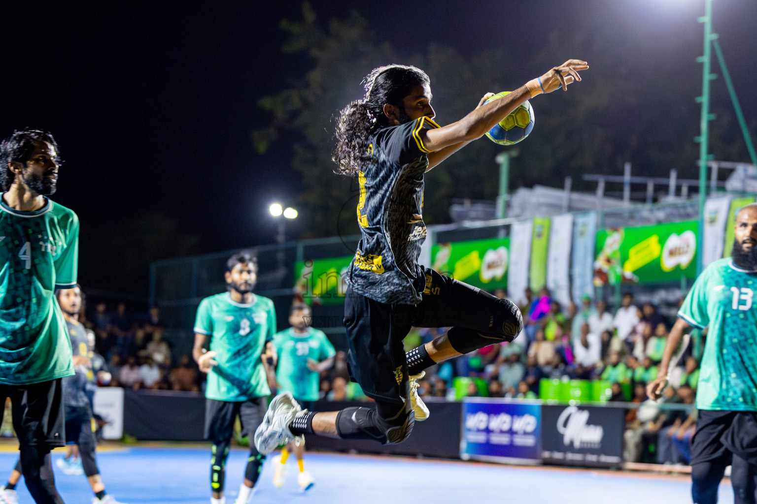 1st Division Final of 8th Inter-Office/Company Handball Tournament 2024, held in Handball ground, Male', Maldives on Tuesday, 11th September 2024 Photos: Nausham Waheed/ Images.mv