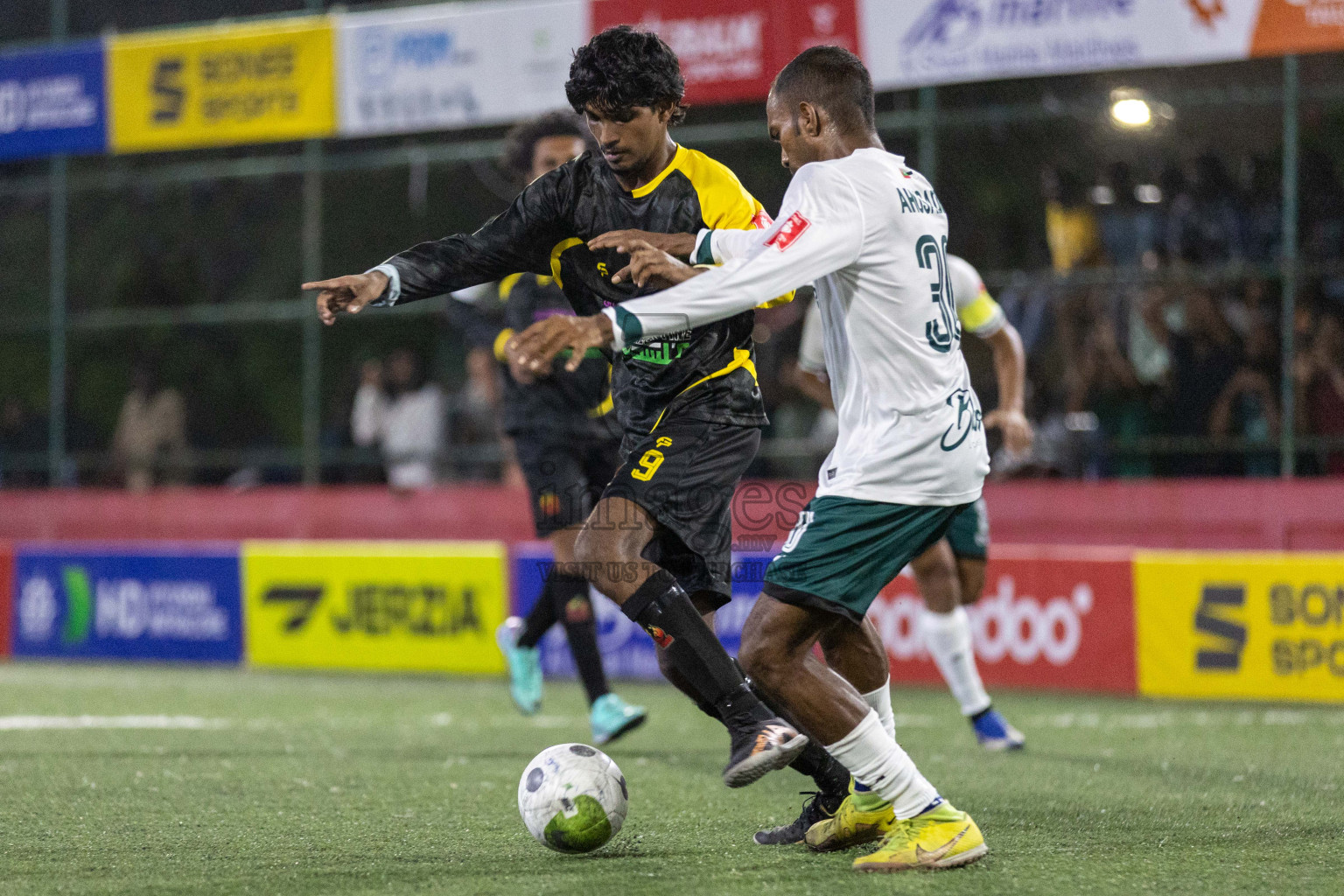 L Kalaidhoo vs L Maabaidhoo in Day 7 of Golden Futsal Challenge 2024 was held on Saturday, 20th January 2024, in Hulhumale', Maldives Photos: Nausham Waheed / images.mv