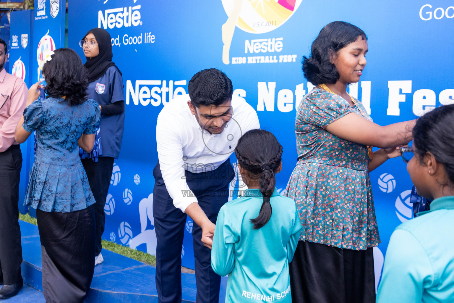 Day 3 of Nestle' Kids Netball Fiesta 2023 held in Henveyru Stadium, Male', Maldives on Saturday, 2nd December 2023. Photos by Nausham Waheed / Images.mv