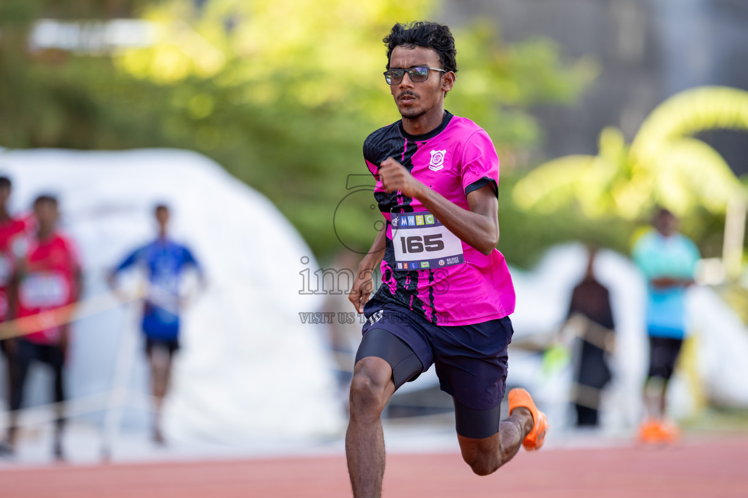 Day 1 of MWSC Interschool Athletics Championships 2024 held in Hulhumale Running Track, Hulhumale, Maldives on Saturday, 9th November 2024. Photos by: Ismail Thoriq / Images.mv