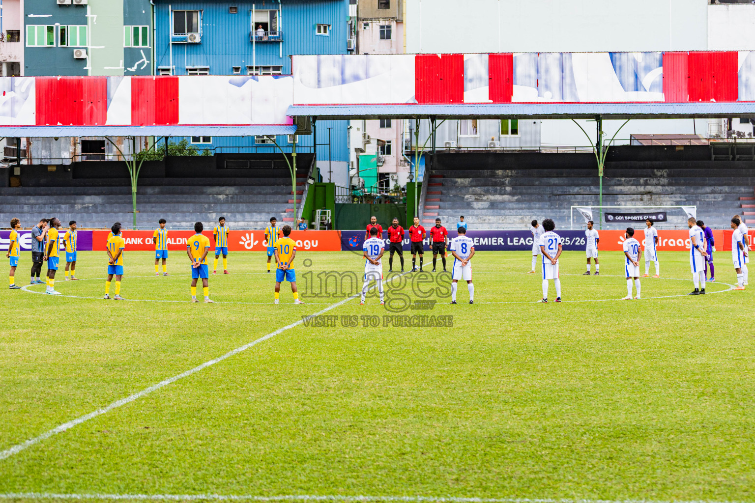 Club Valencia vs Odi Sports Club in Dhivehi Premier League 2025/26 held in National Football Stadium, Male', Maldives on Friday, 26th September 2025. Photos: Areef Adam / Images.mv