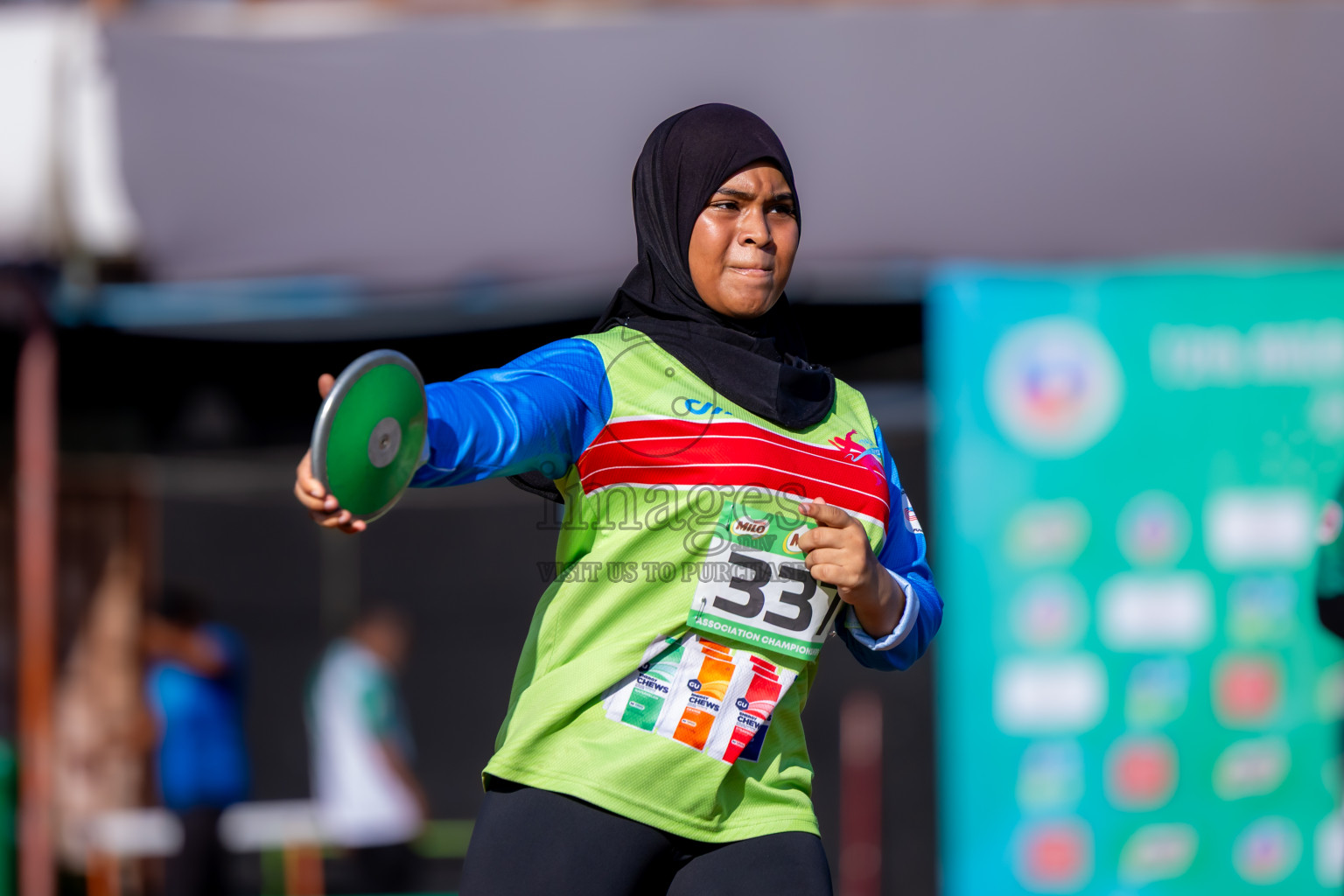 Day 1 of 12th Milo Association Championships was held in Ekuveni Track at Male', Maldives on Thursday, 24th April 2025. Photos: Nausham Waheed / images.mv