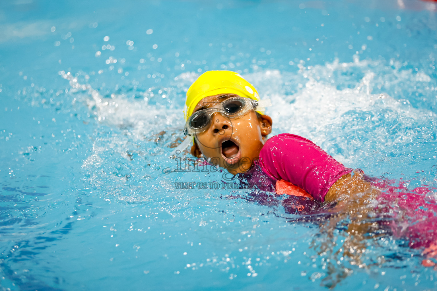 Day 4 of BML 6th National Kids Swimming Kids Festival 2025 held in Hulhumale', Maldives on Thursday, 6th November 2024. 
Photos: Hassan Simah / images.mv