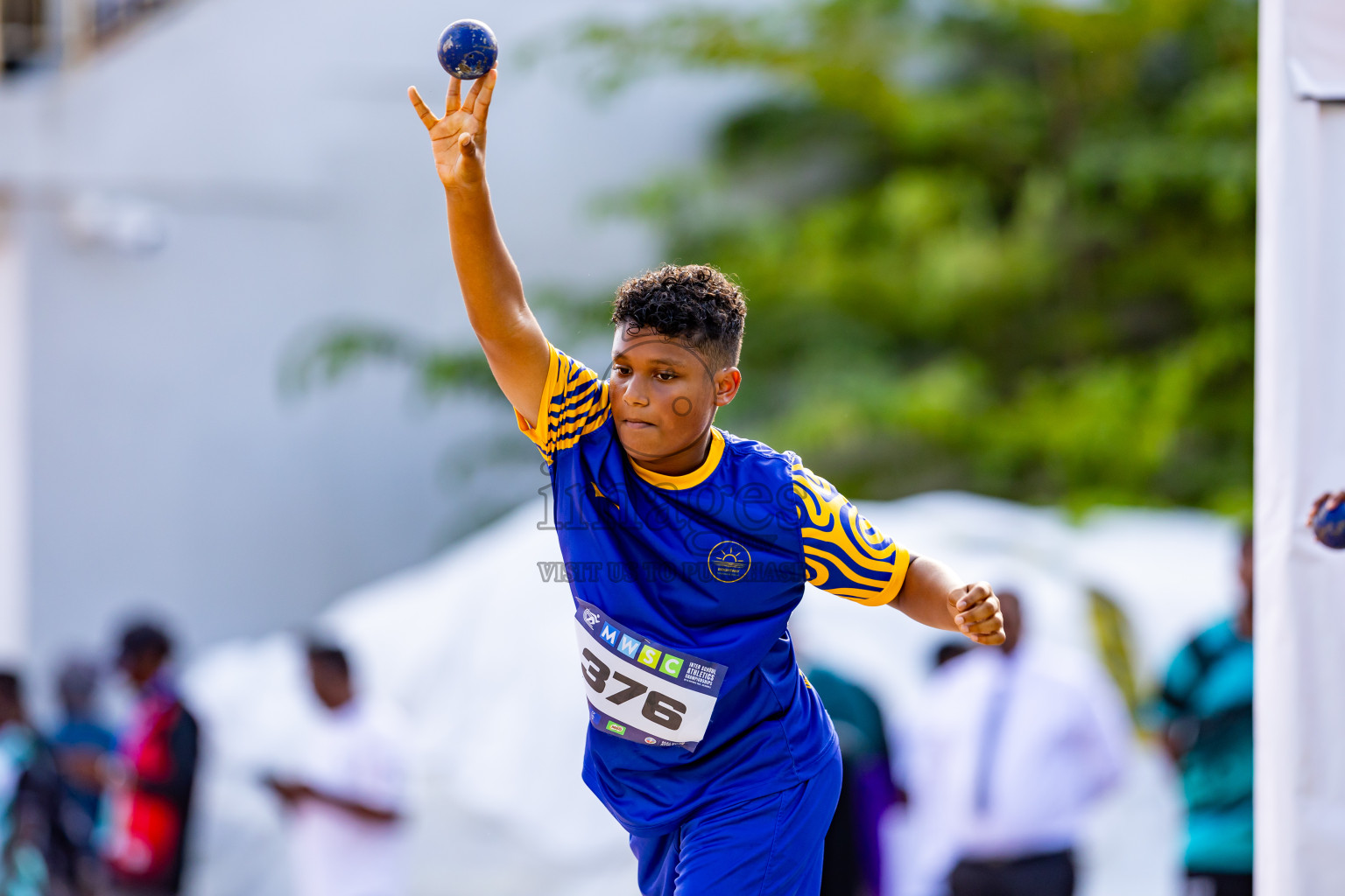 Day 4 of MWSC Interschool Athletics Championships 2024 held in Hulhumale Running Track, Hulhumale, Maldives on Tuesday, 12th November 2024. Photos by: Nausham Waheed / Images.mv